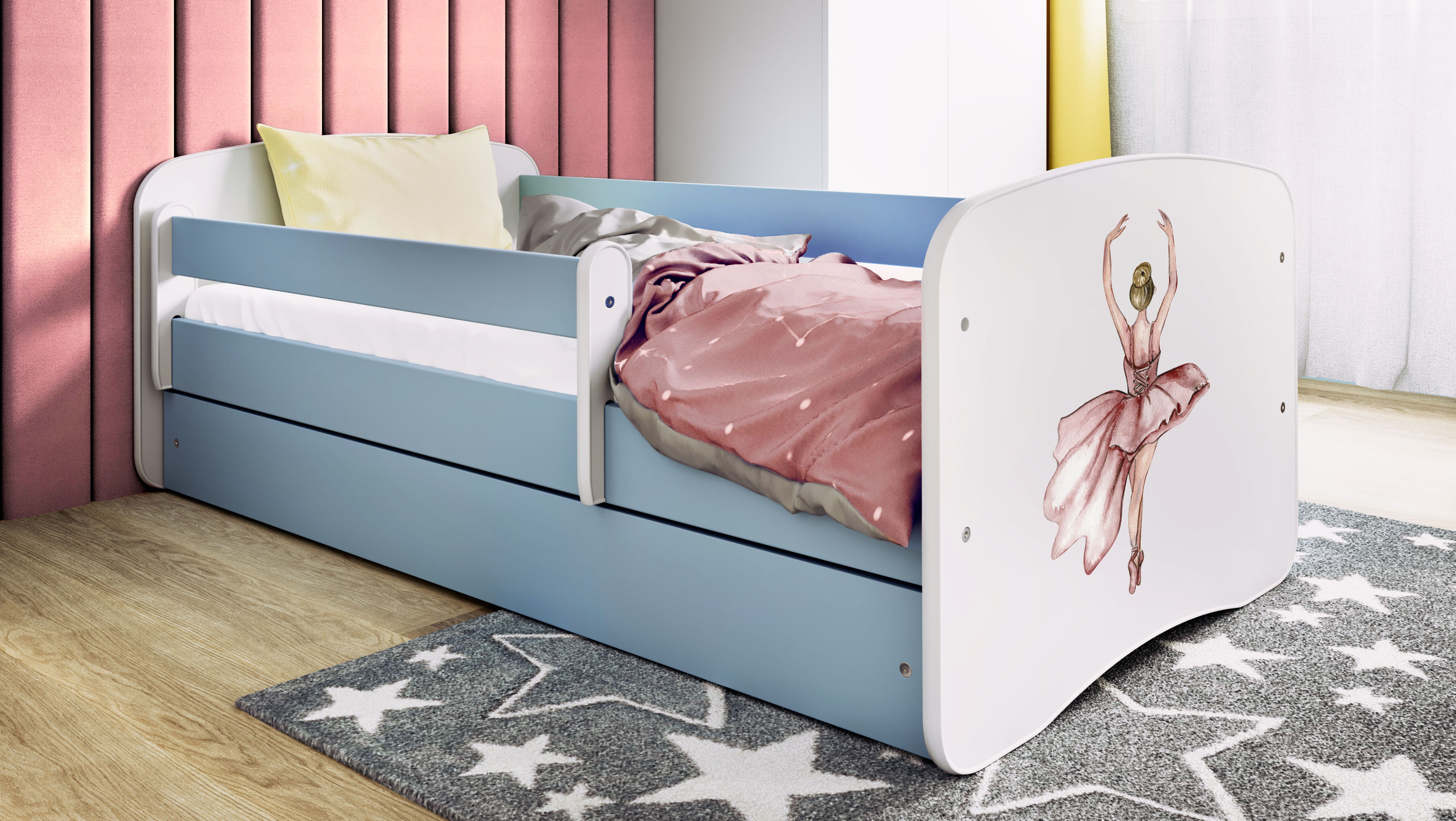 Lit enfant 80 x 160 cm, motif Danseuse, vue 2
