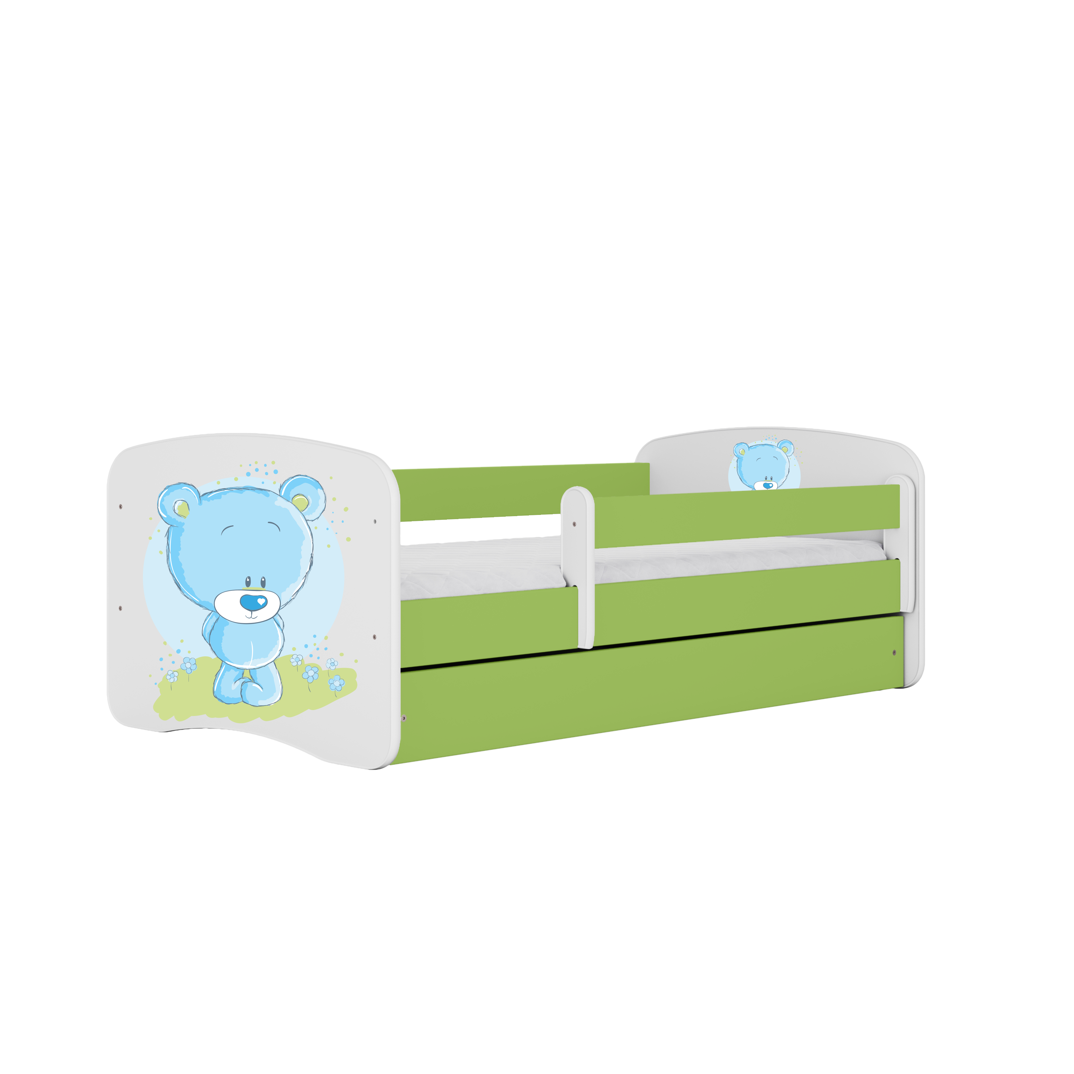 Lit enfant vert