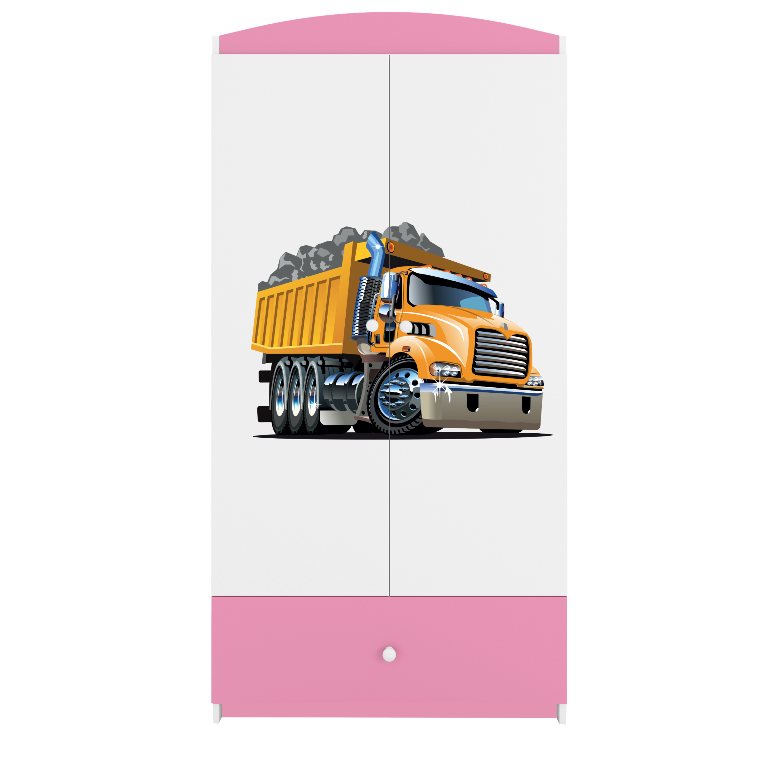 Armoire enfant rose clair