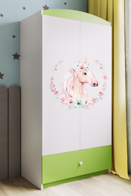 Armoire enfant vert