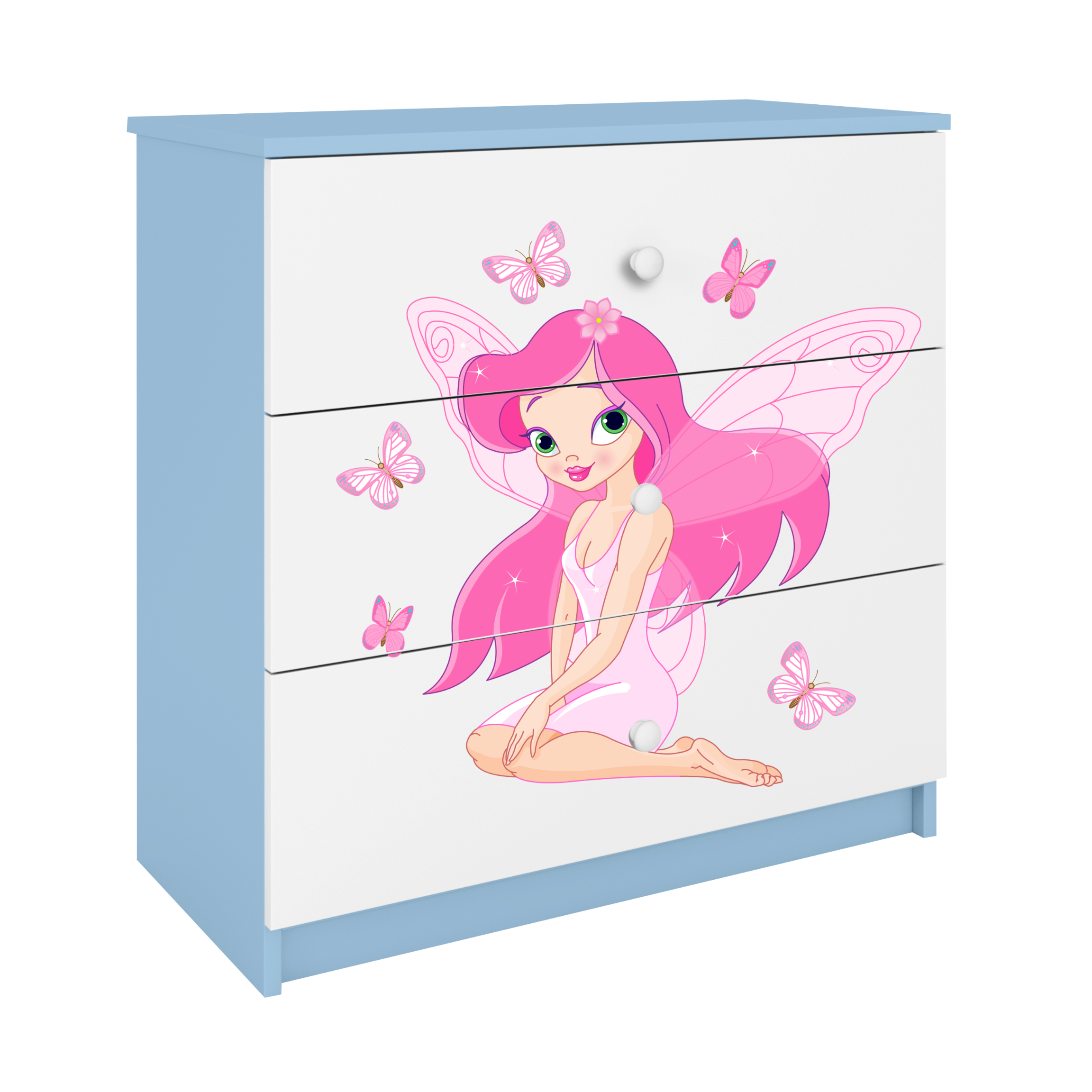 Commode enfant bleu