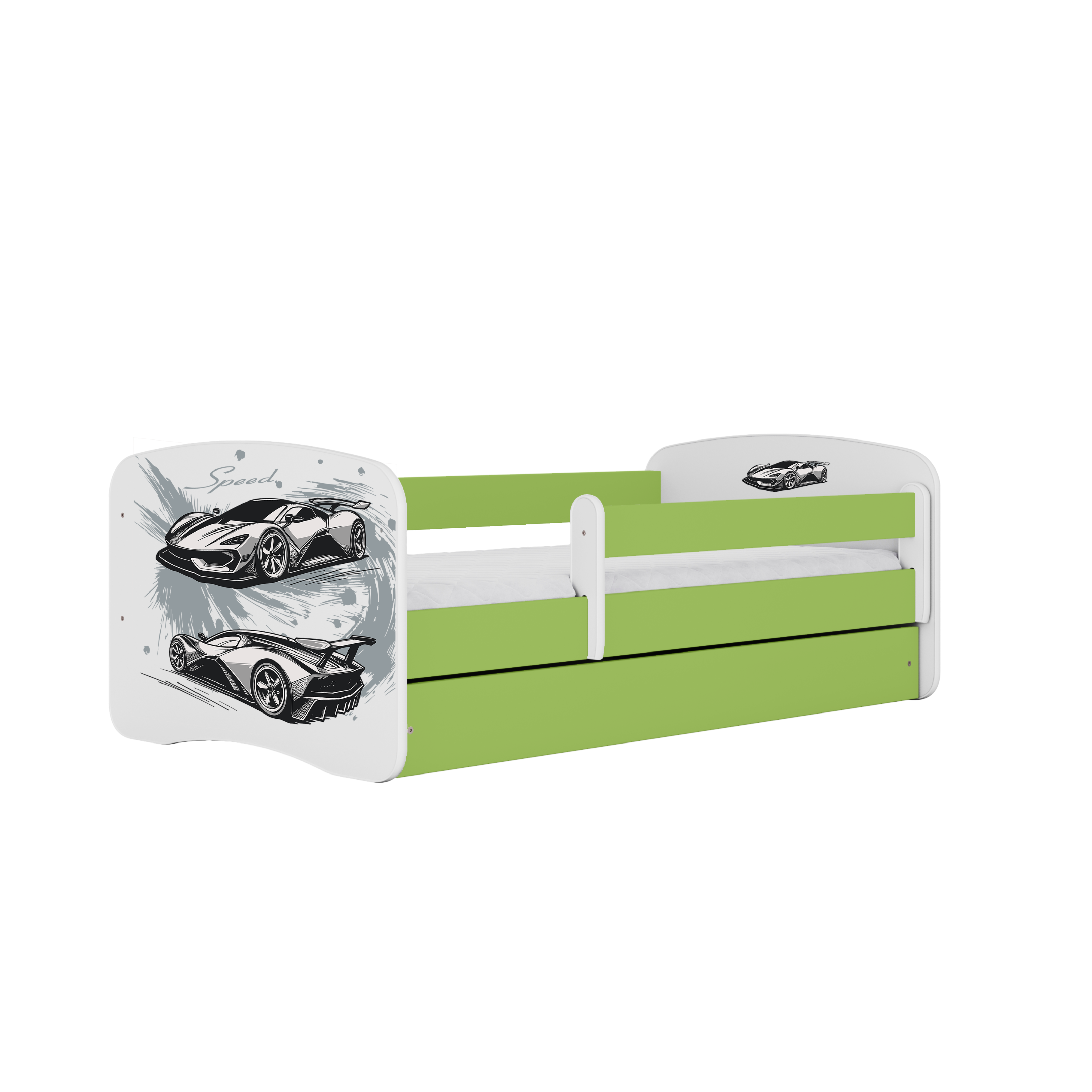 Lit enfant vert