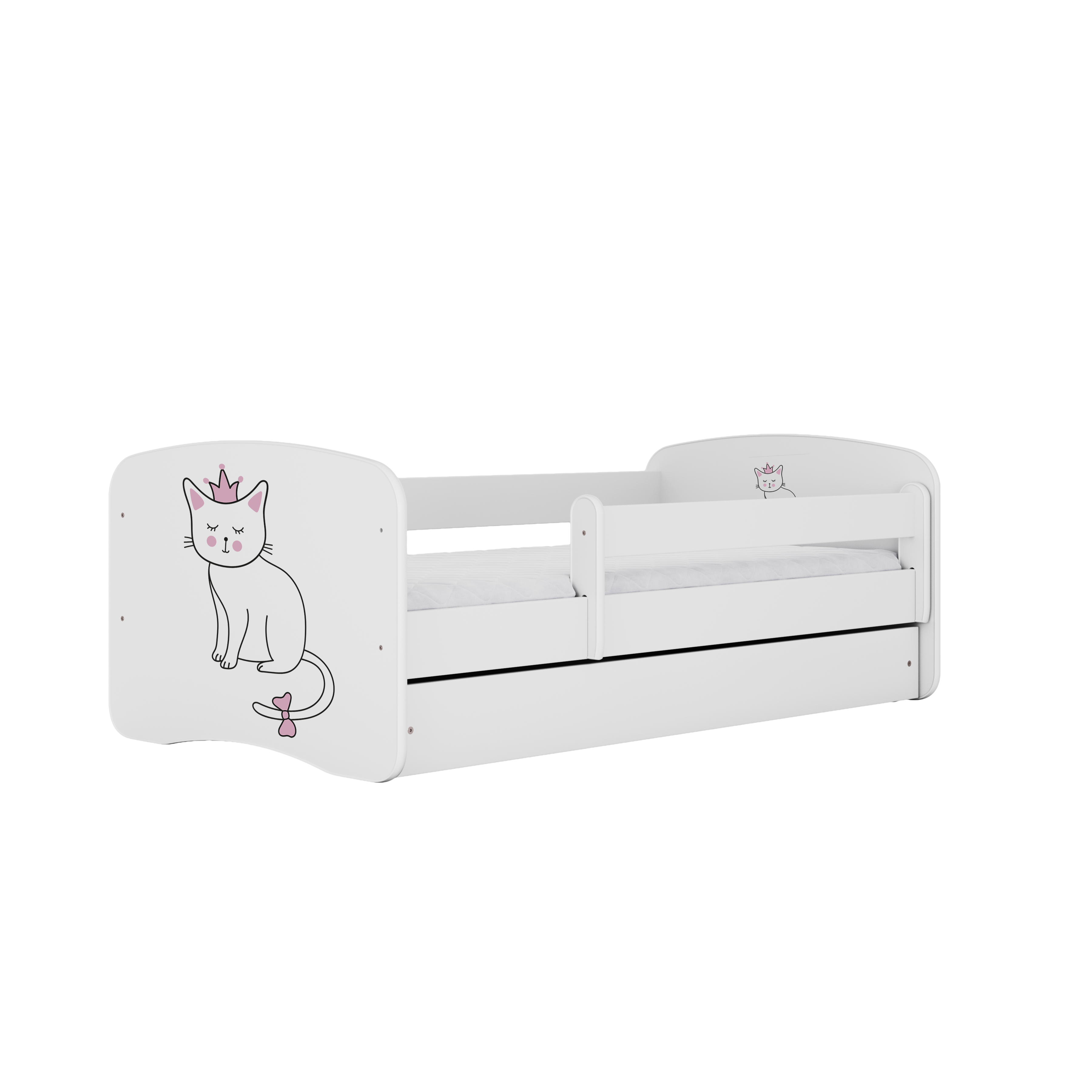 Lit enfant 80 x 180 cm, motif Chat, vue 1