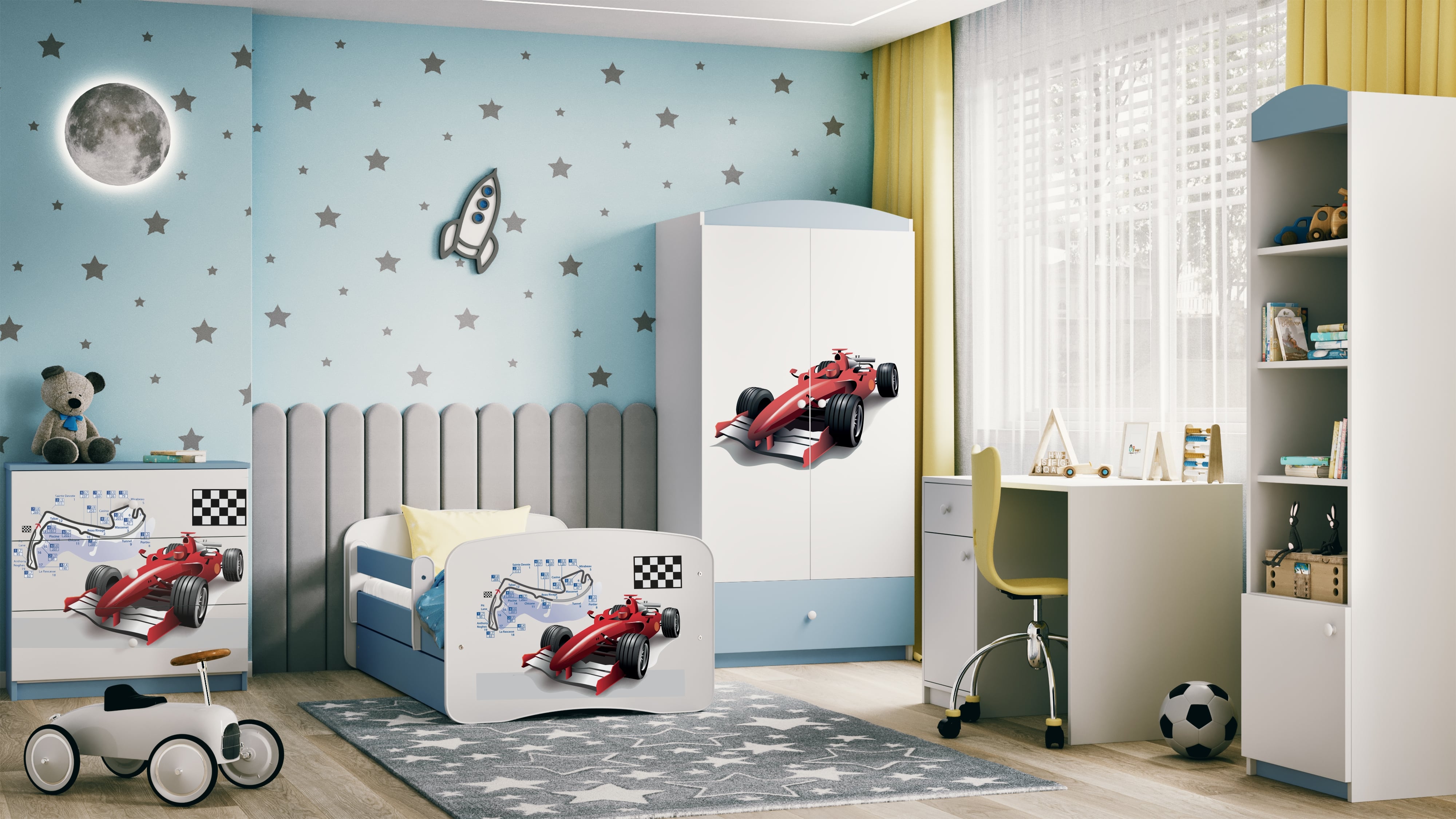Kinderkommode Blau