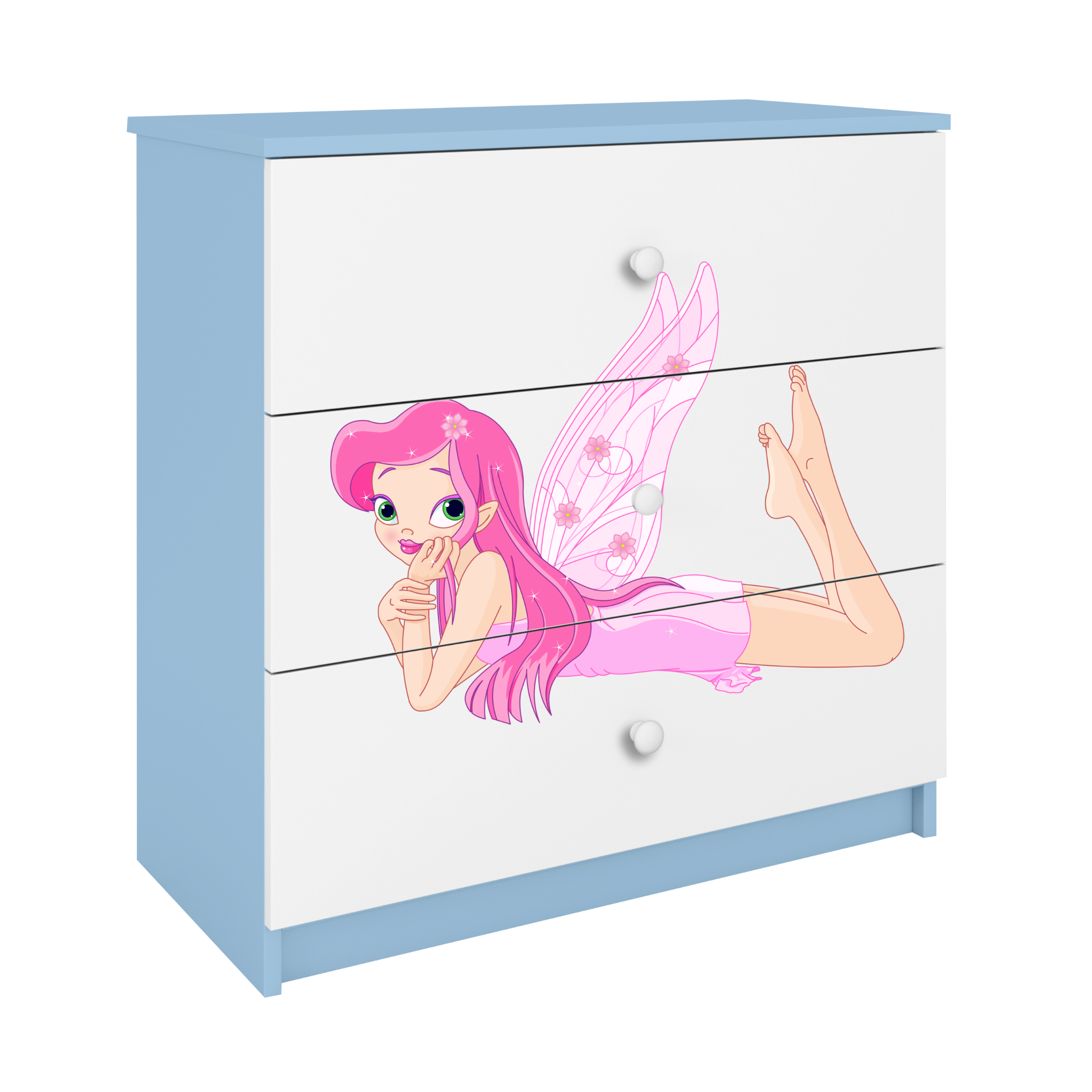 Commode enfant bleu