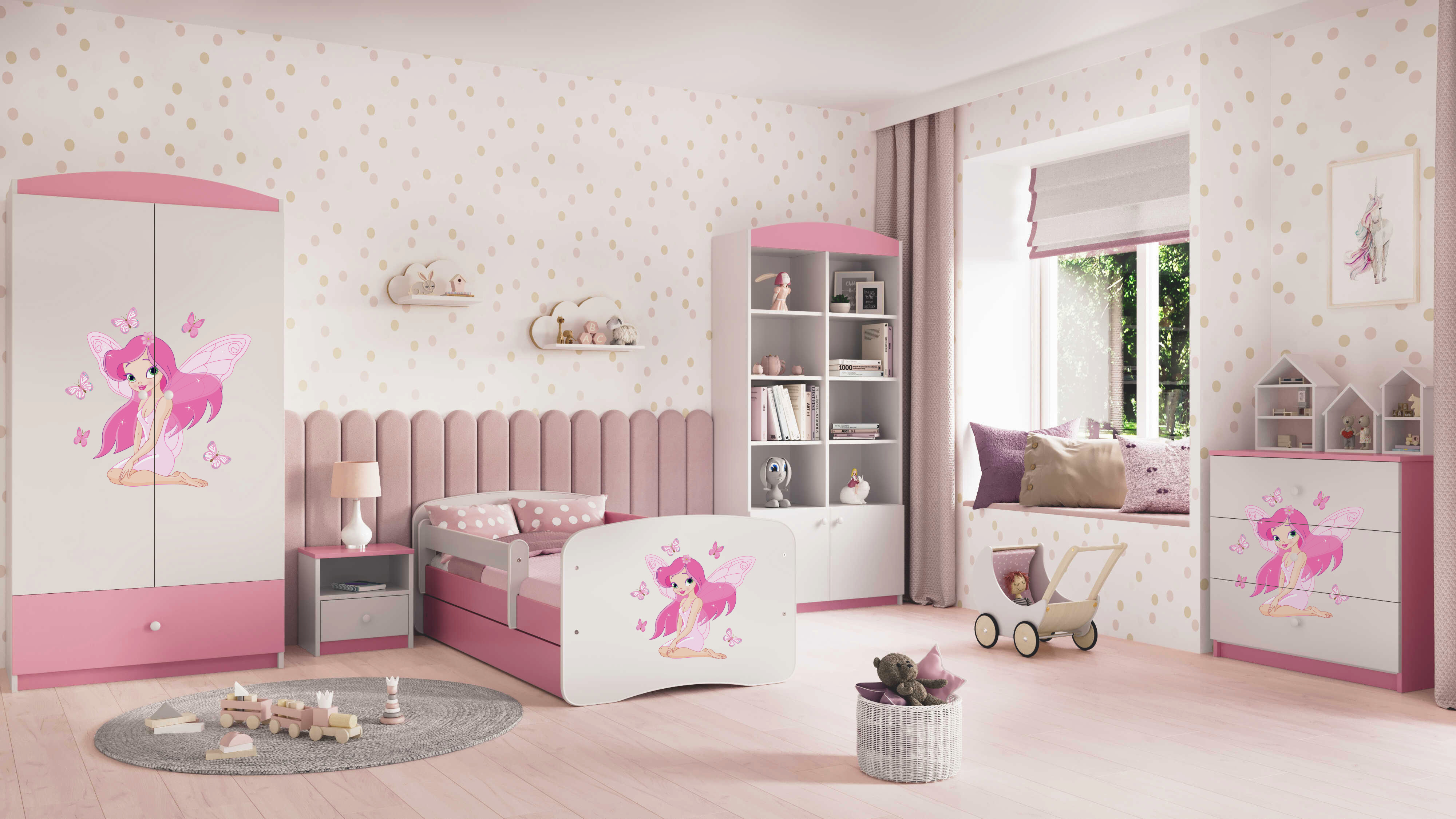 Kinderkommode Rosa
