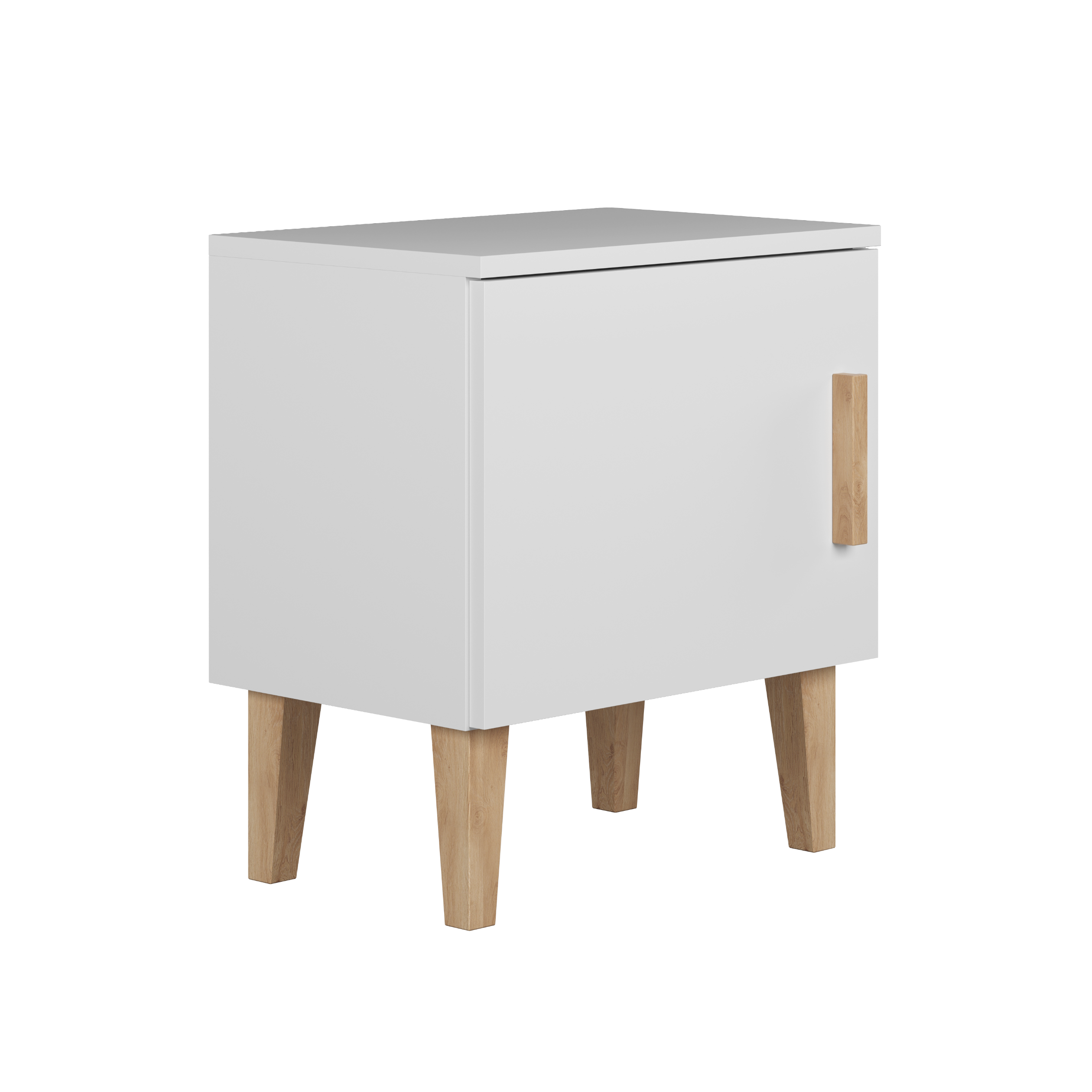 Table de chevet enfant blanc