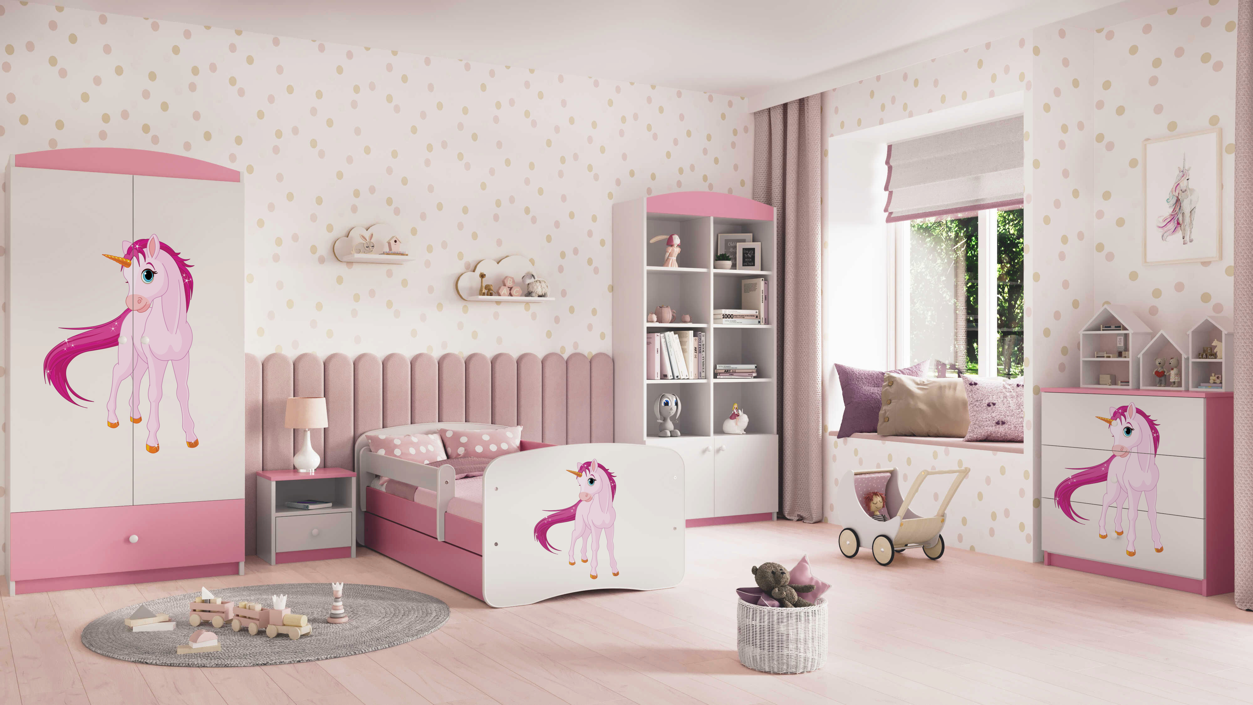 Kinderkommode Rosa