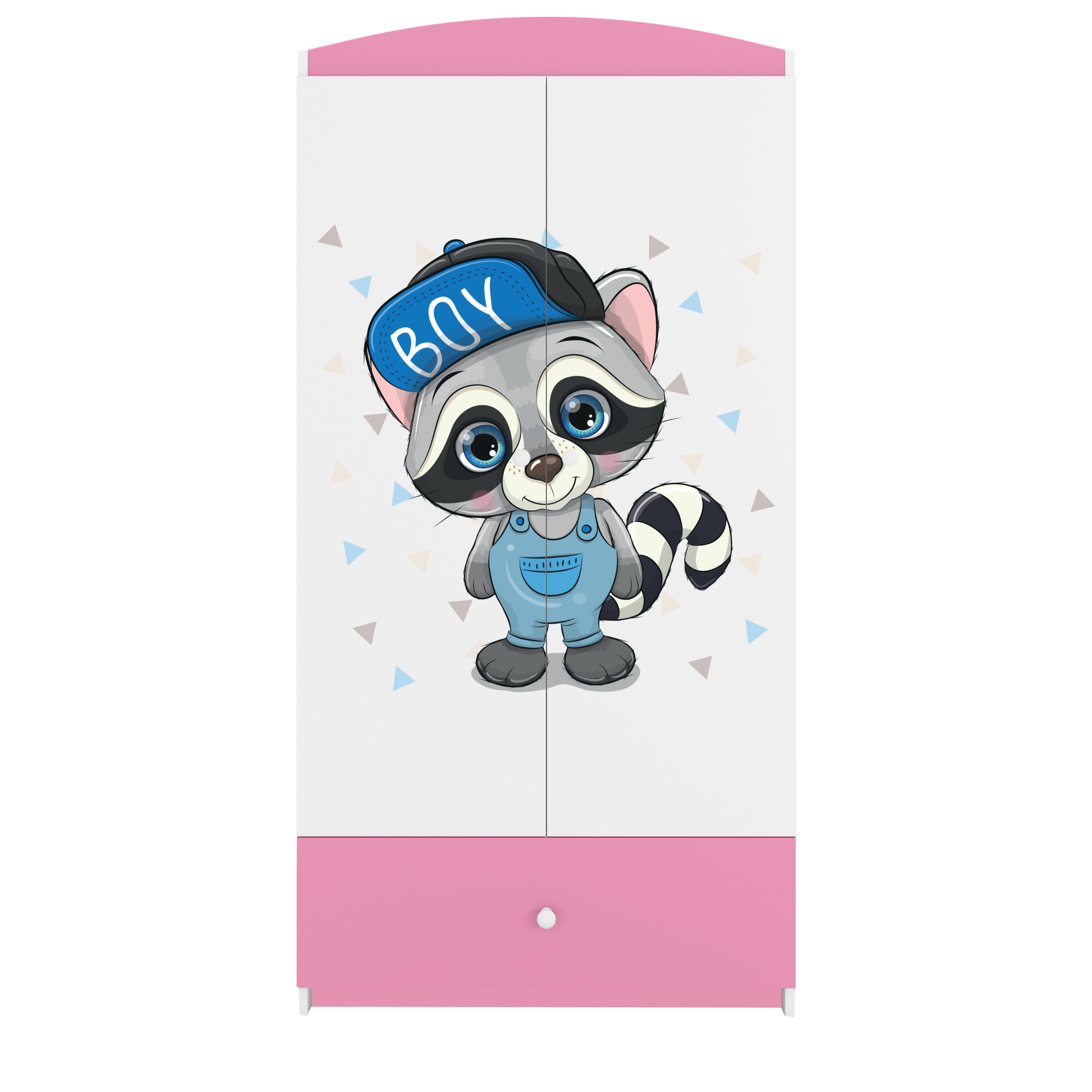 Armoire enfant rose clair