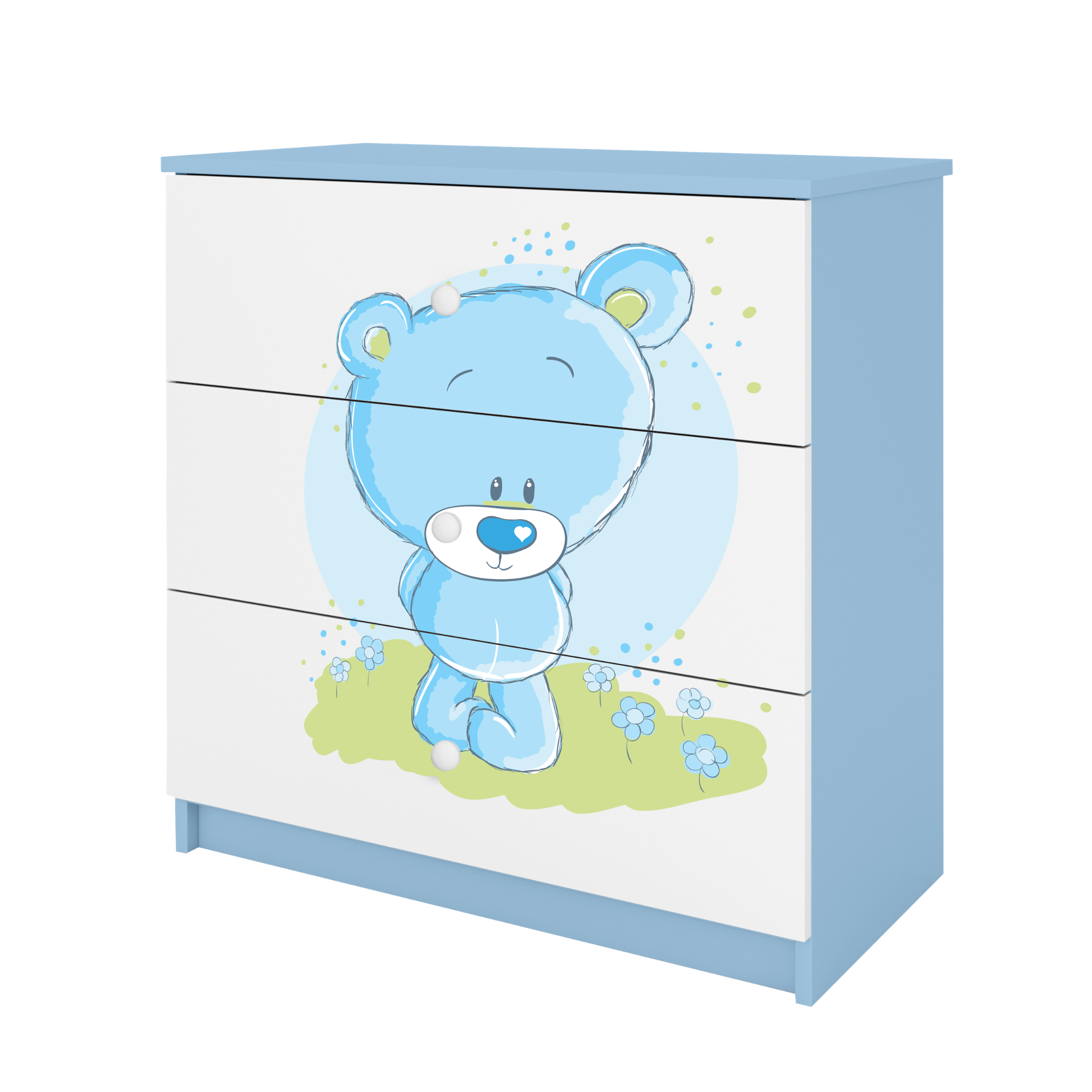 Kinderkommode Blau