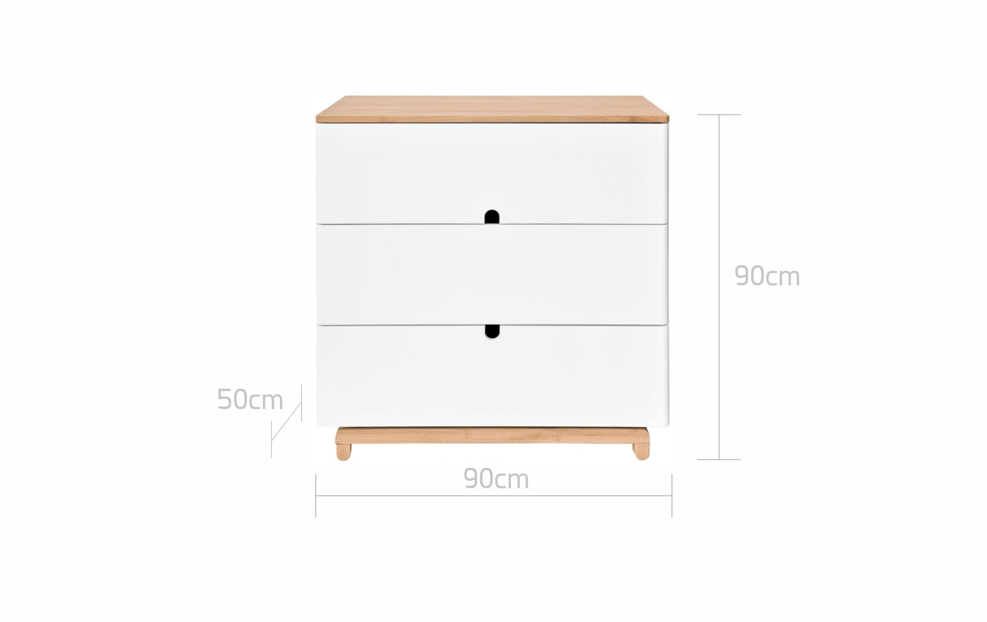 Commode enfant bois clair