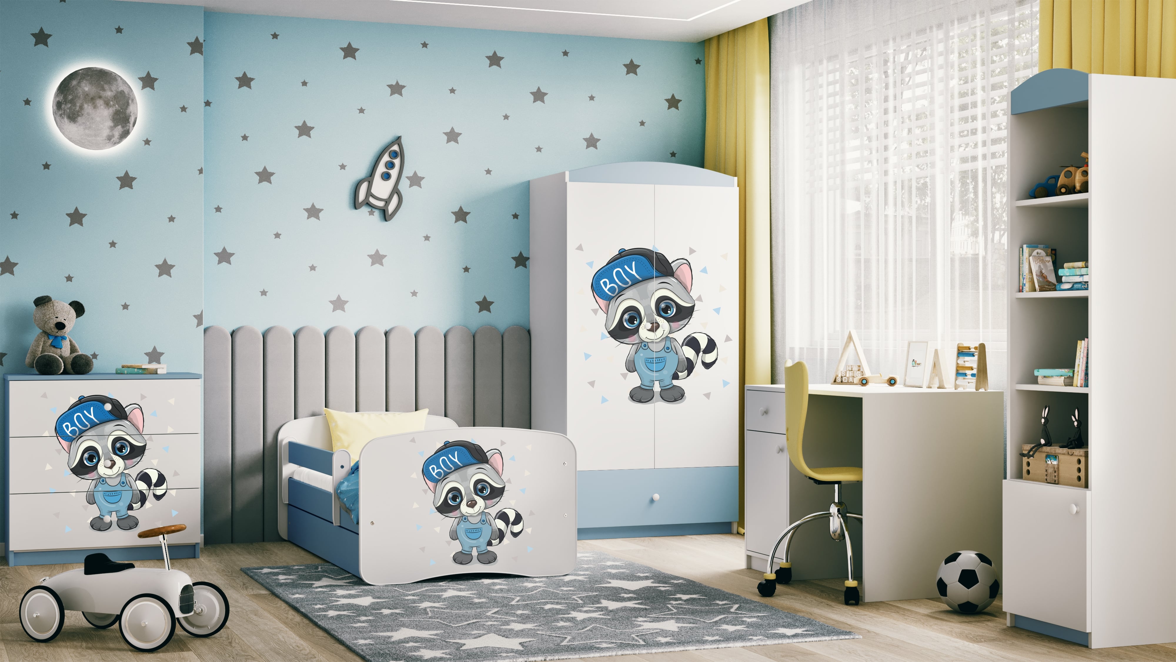 Kinderkommode Blau
