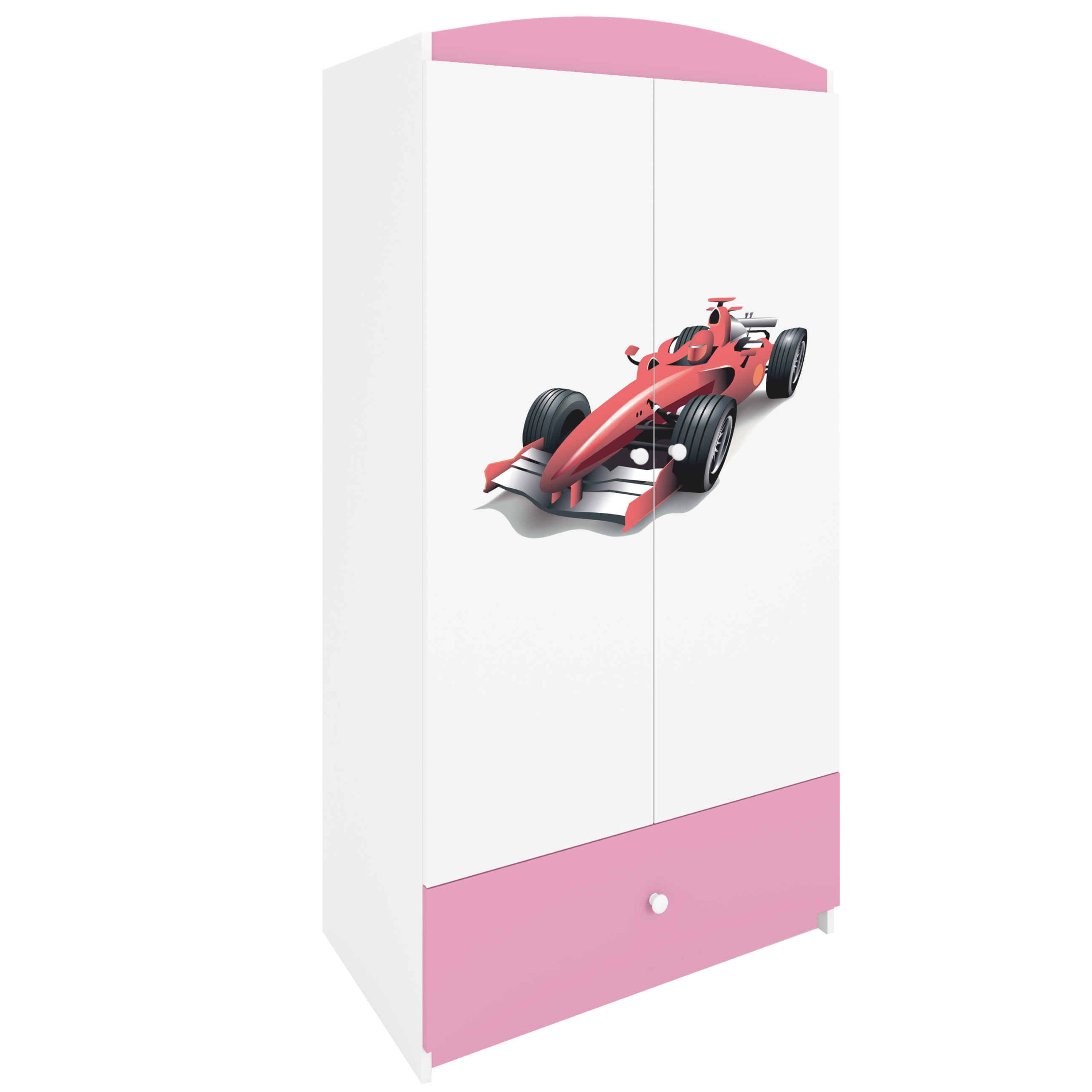 Armoire enfant rose clair