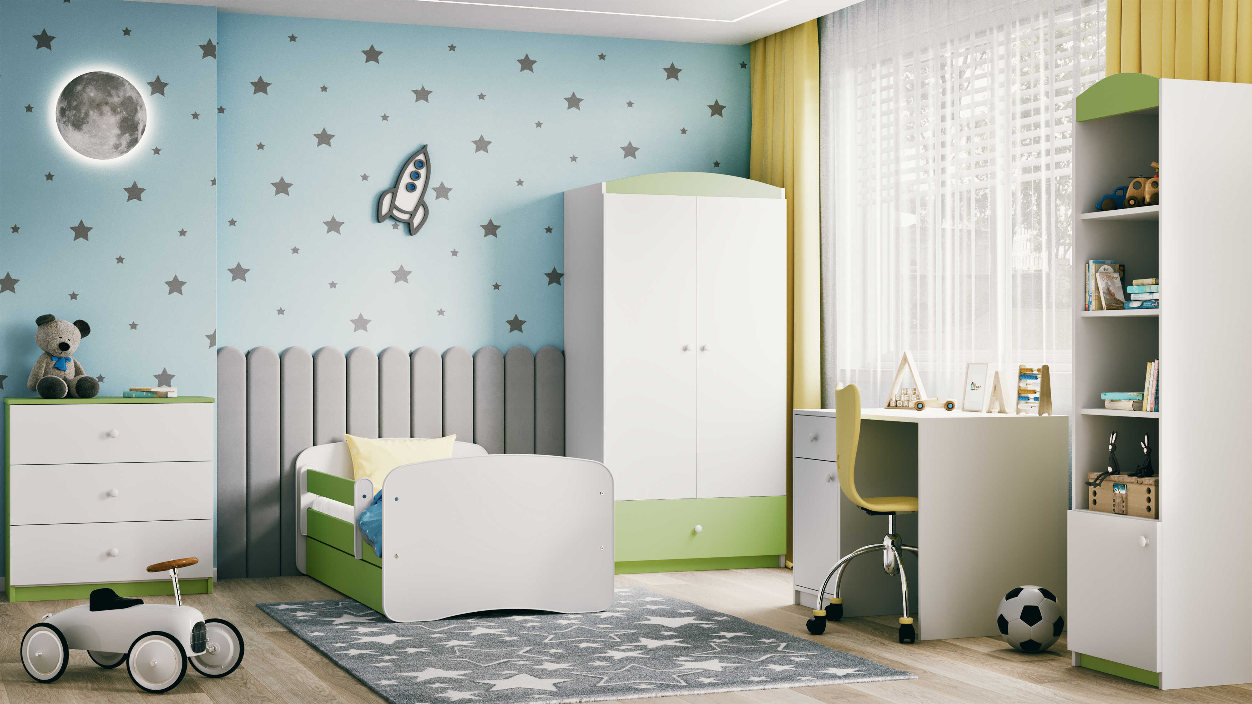 Kinderkommode Grün