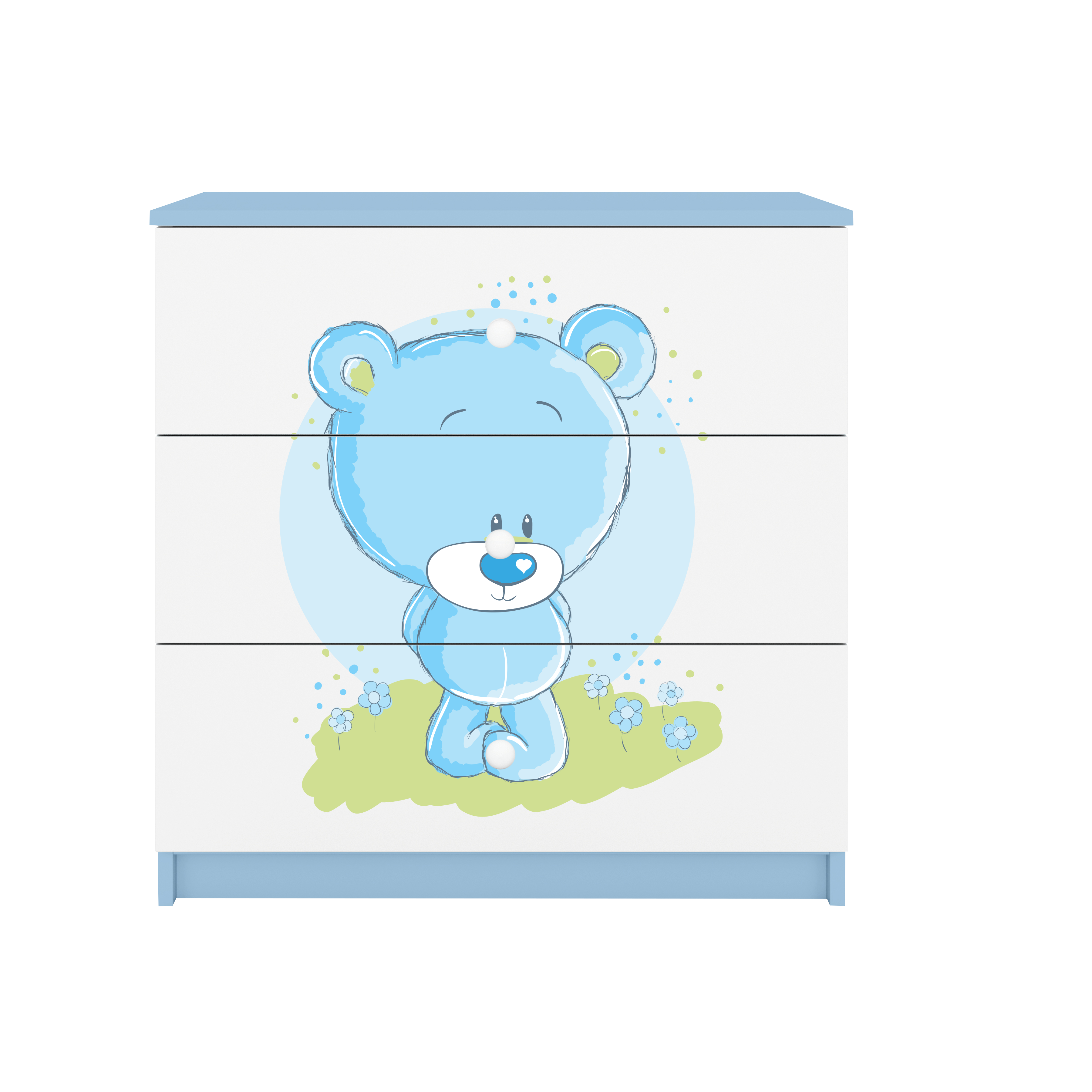 Kinderkommode Blau