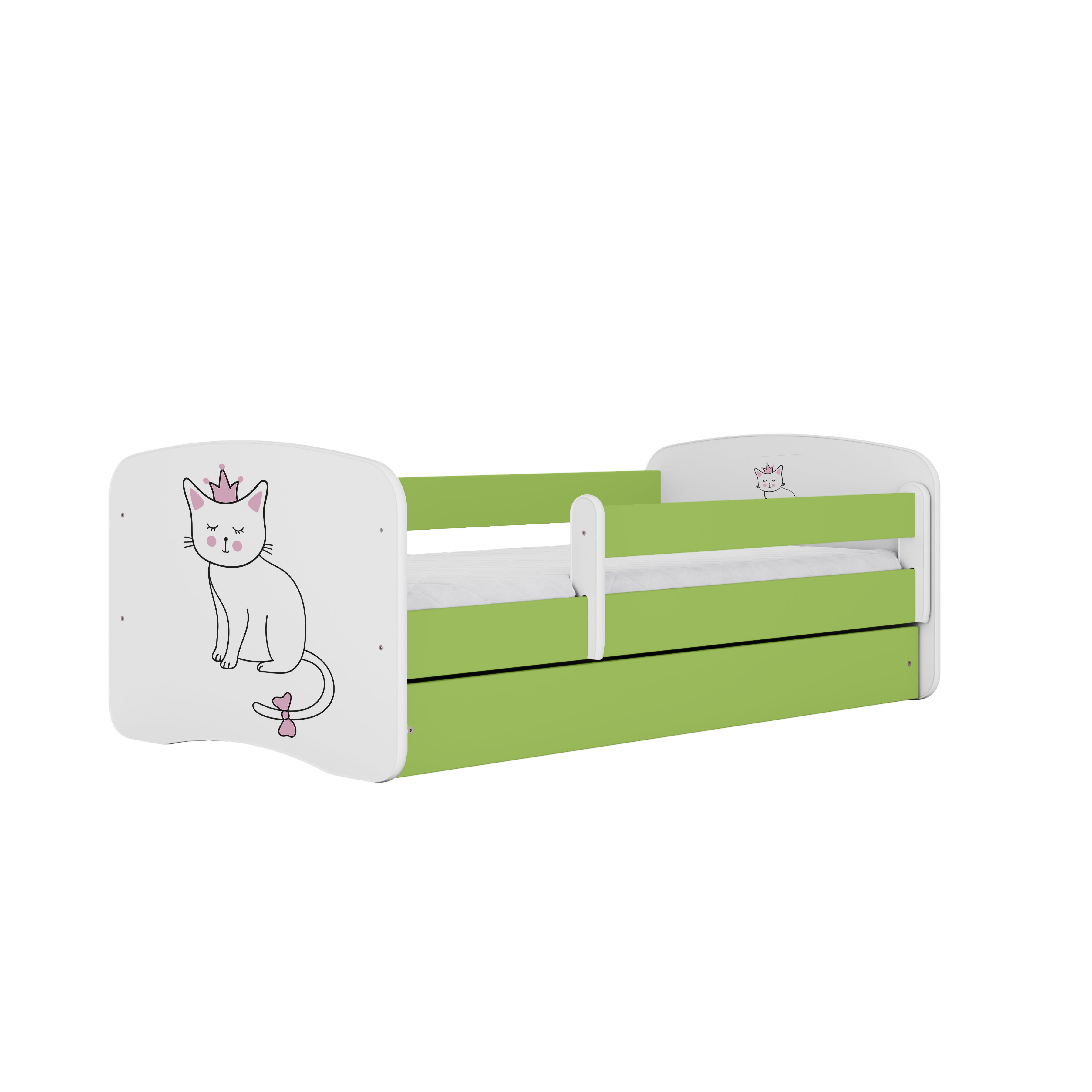 Lit enfant 70 x 140 cm, motif Chat, vue 1