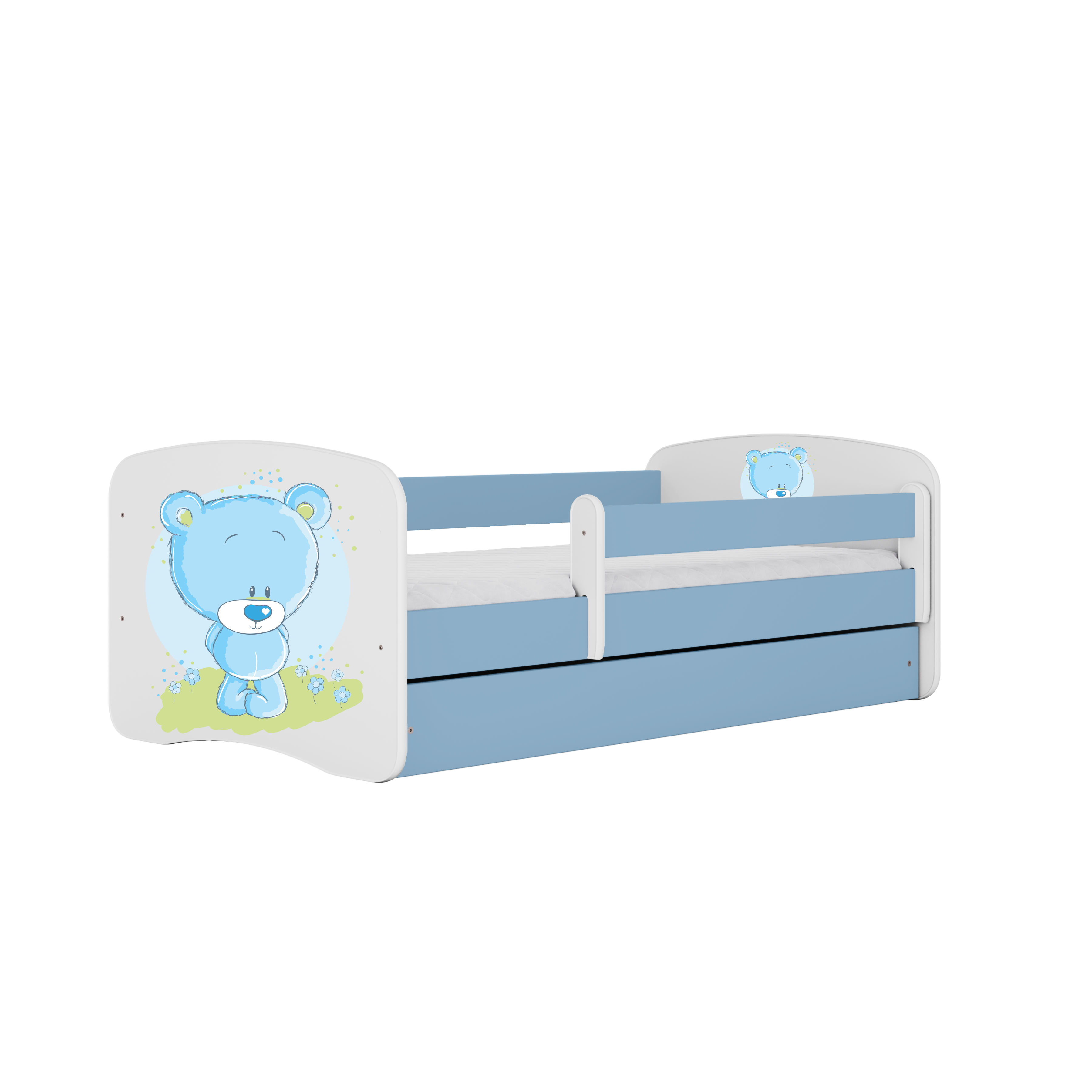 Lit enfant bleu