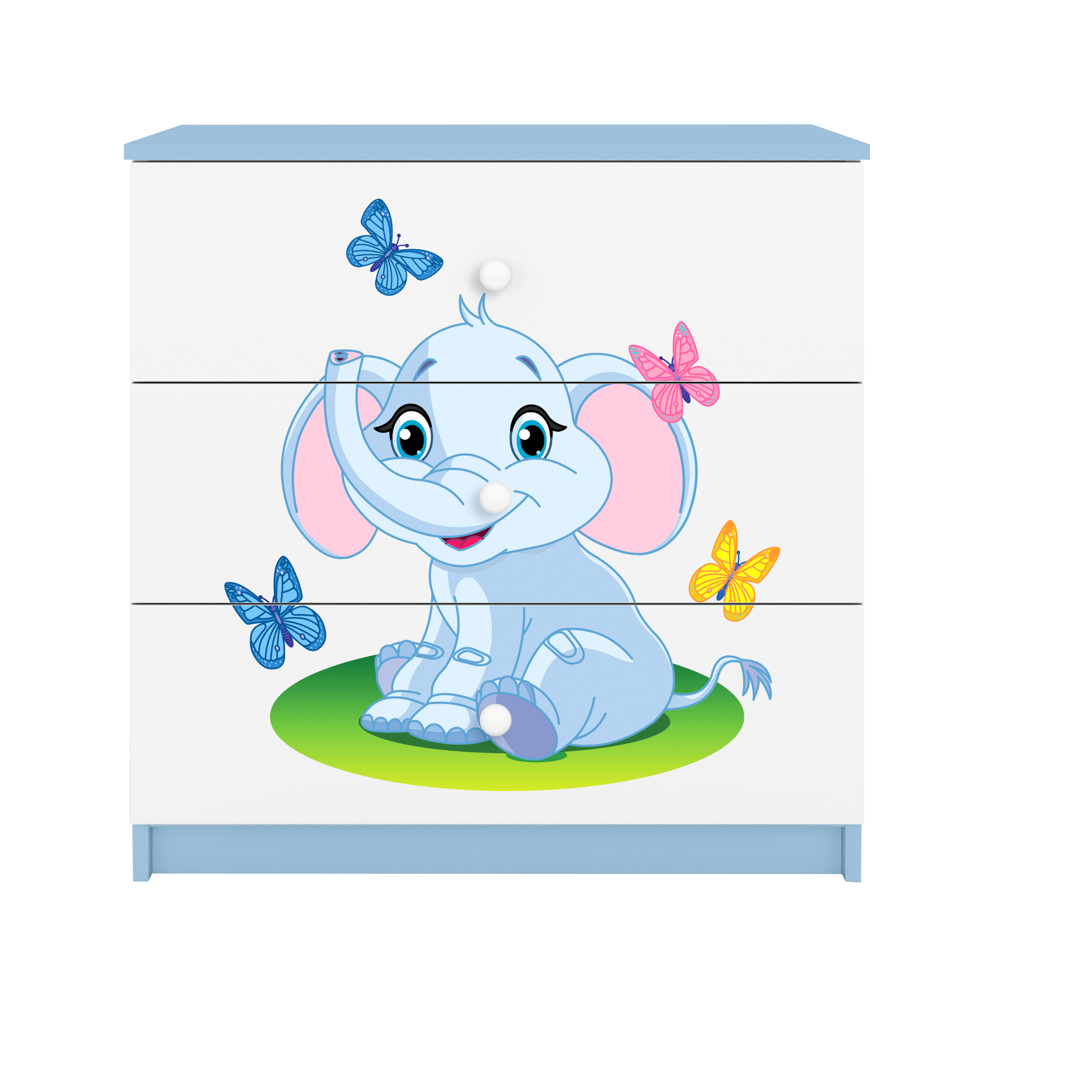Kinderkommode Blau