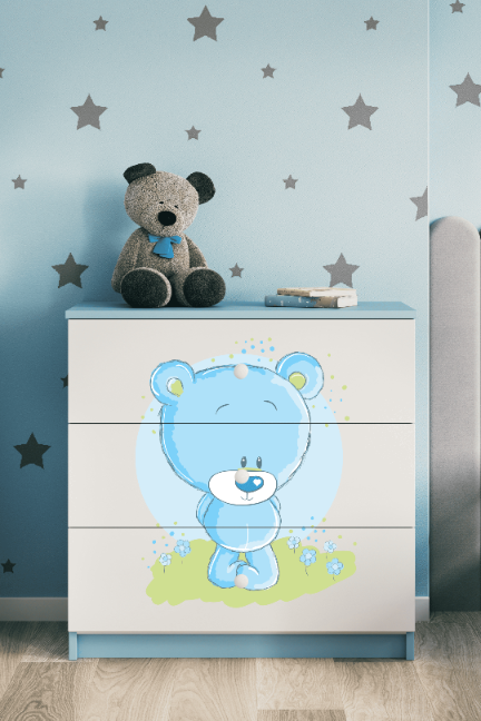 Kinderkommode Blau