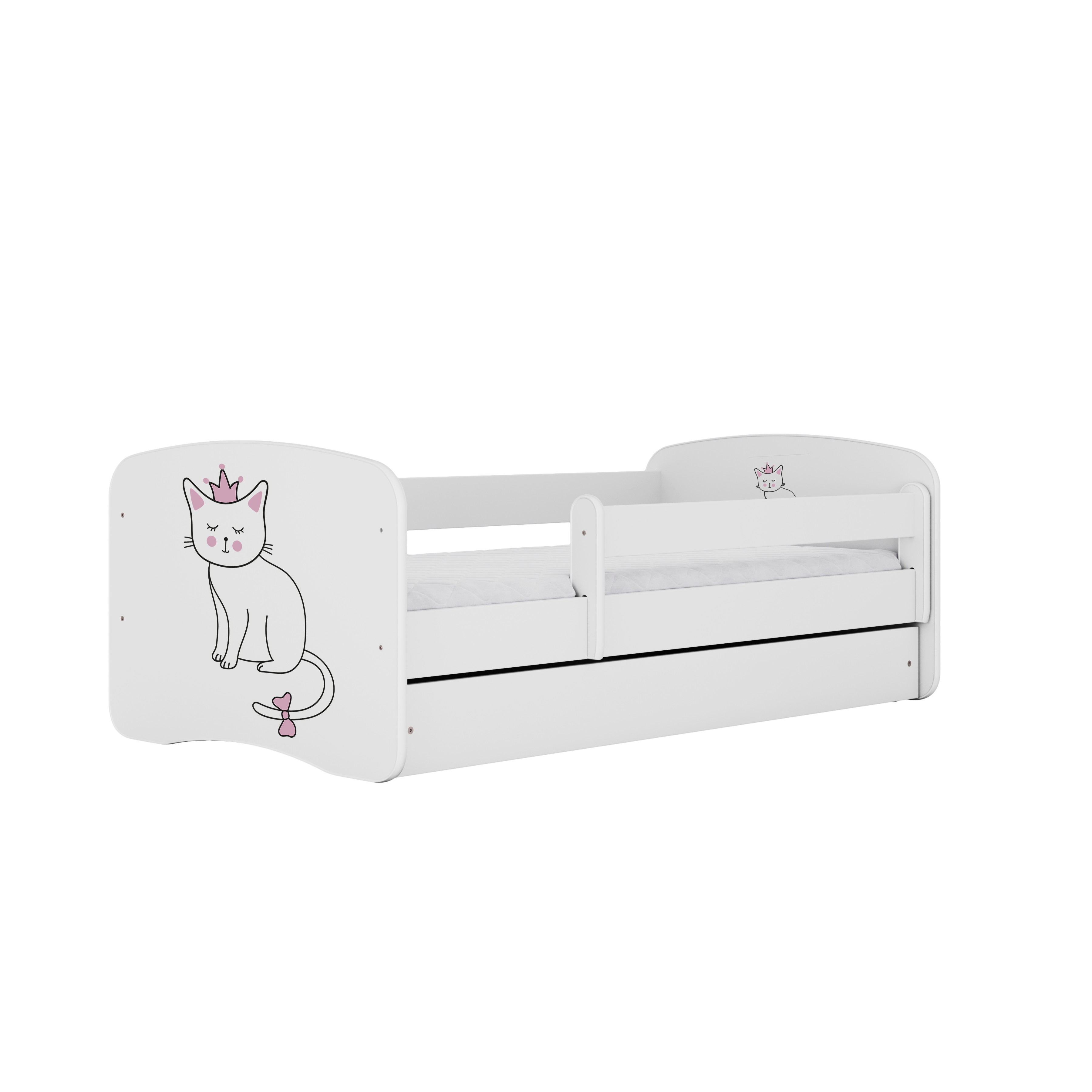 Lit enfant 80 x 160 cm, motif Chat, vue 1