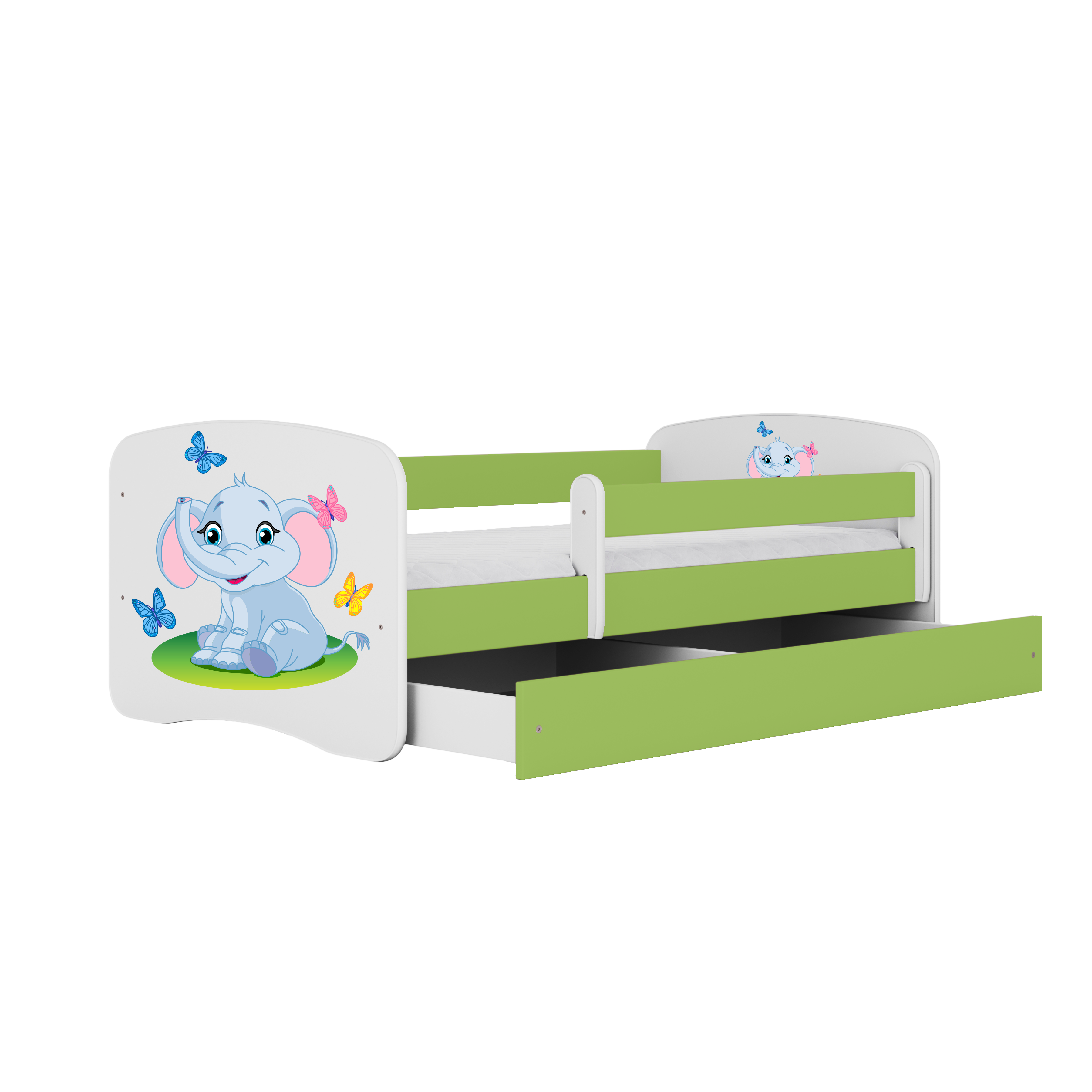 Lit enfant vert
