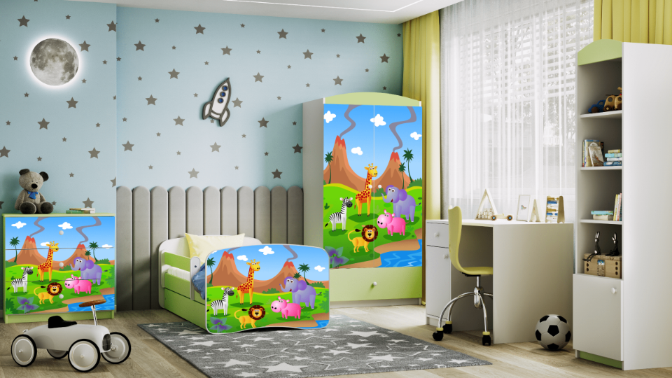 Kinderkommode Grün