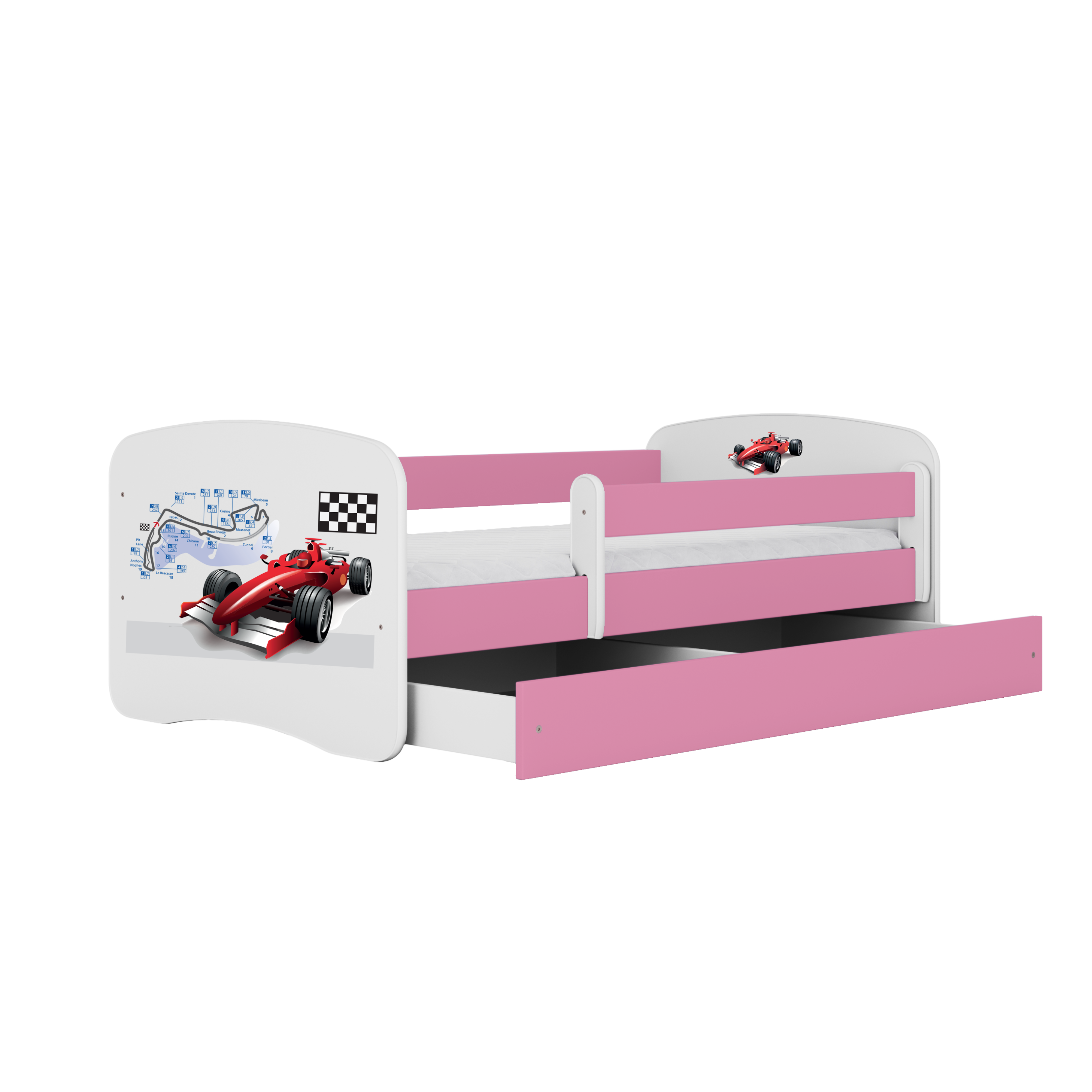 Lit enfant rose
