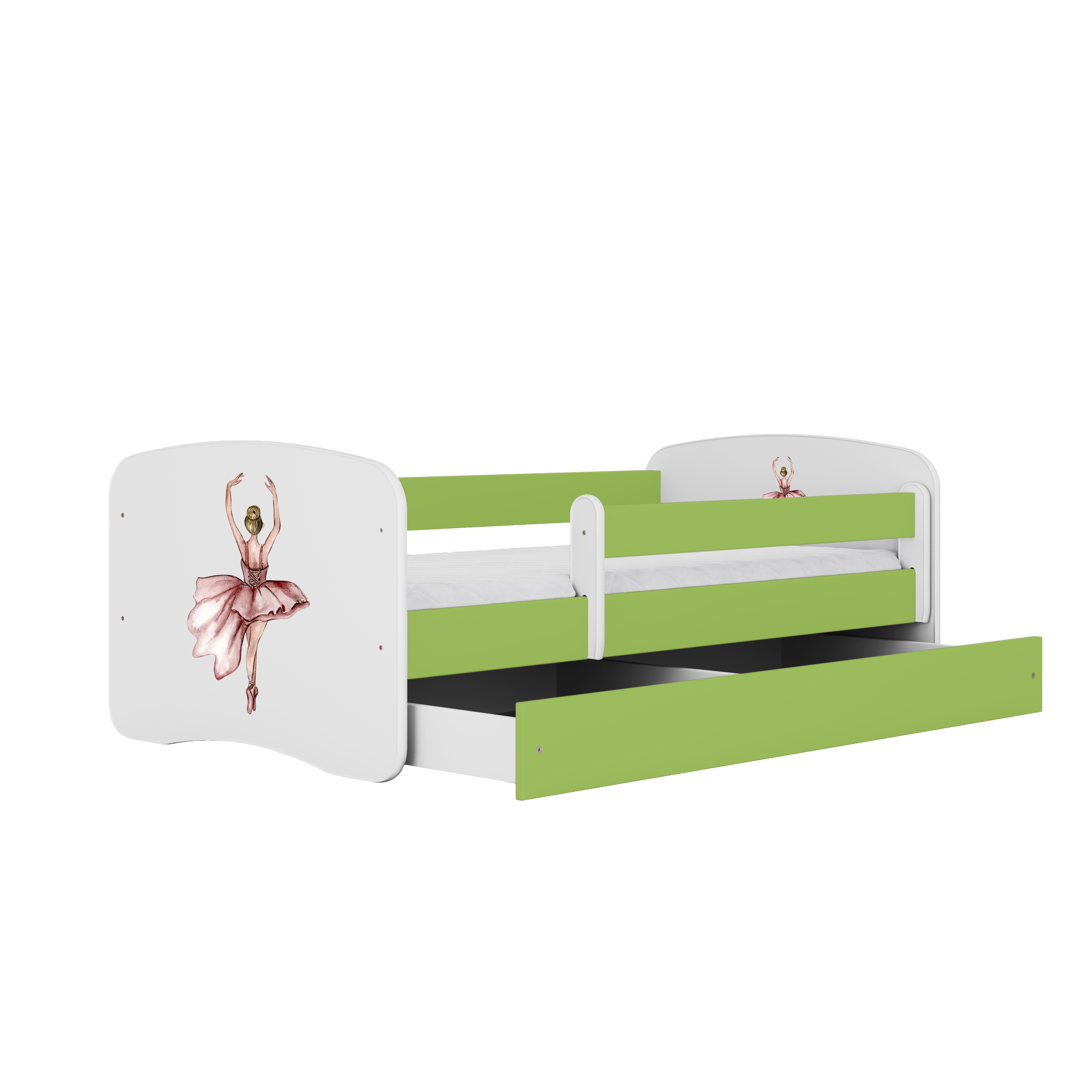 Lit enfant vert