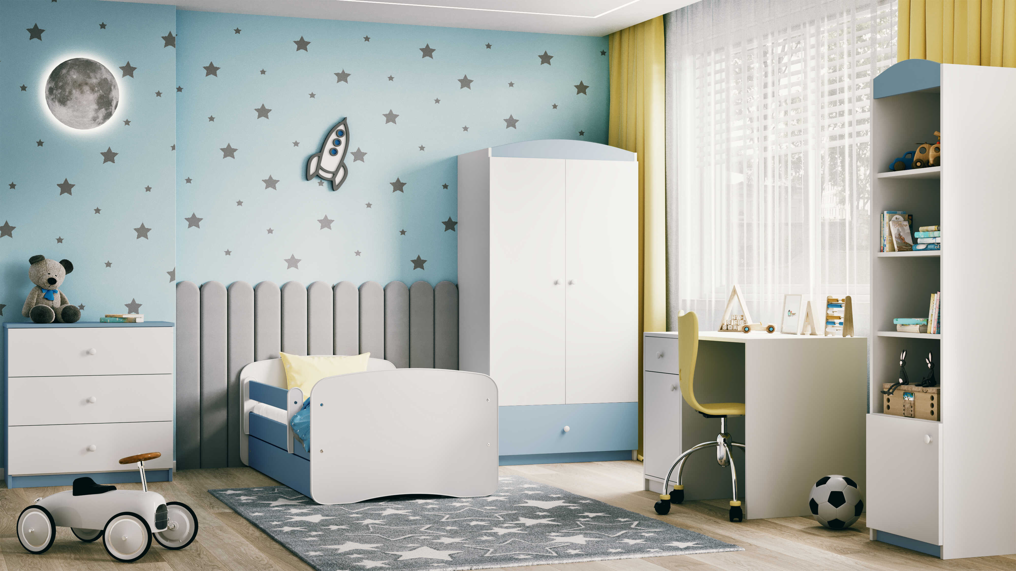 Kinderkommode Blau