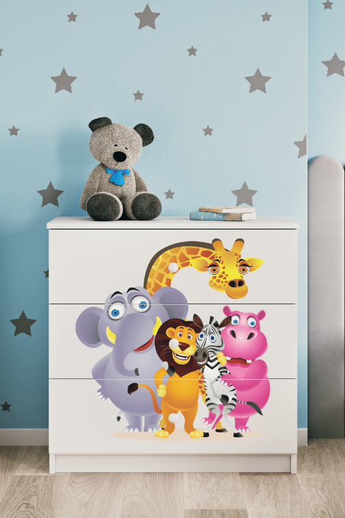 Kinderkommode Weiß