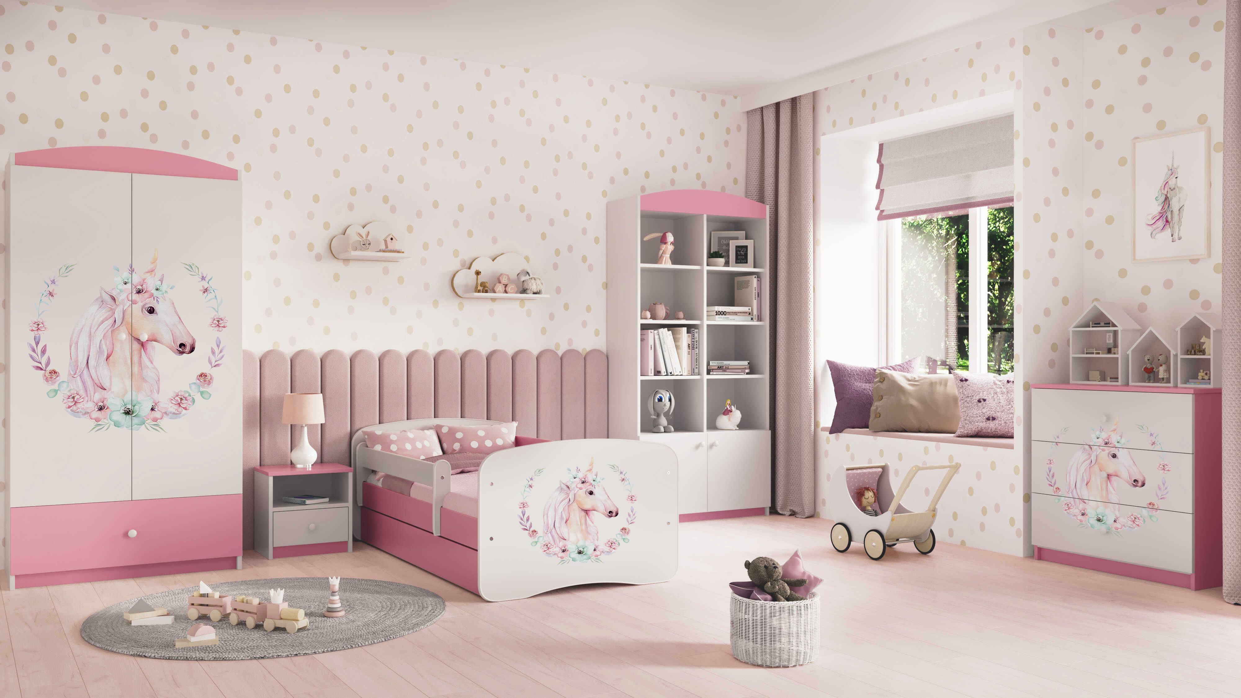 Kinderkommode Rosa