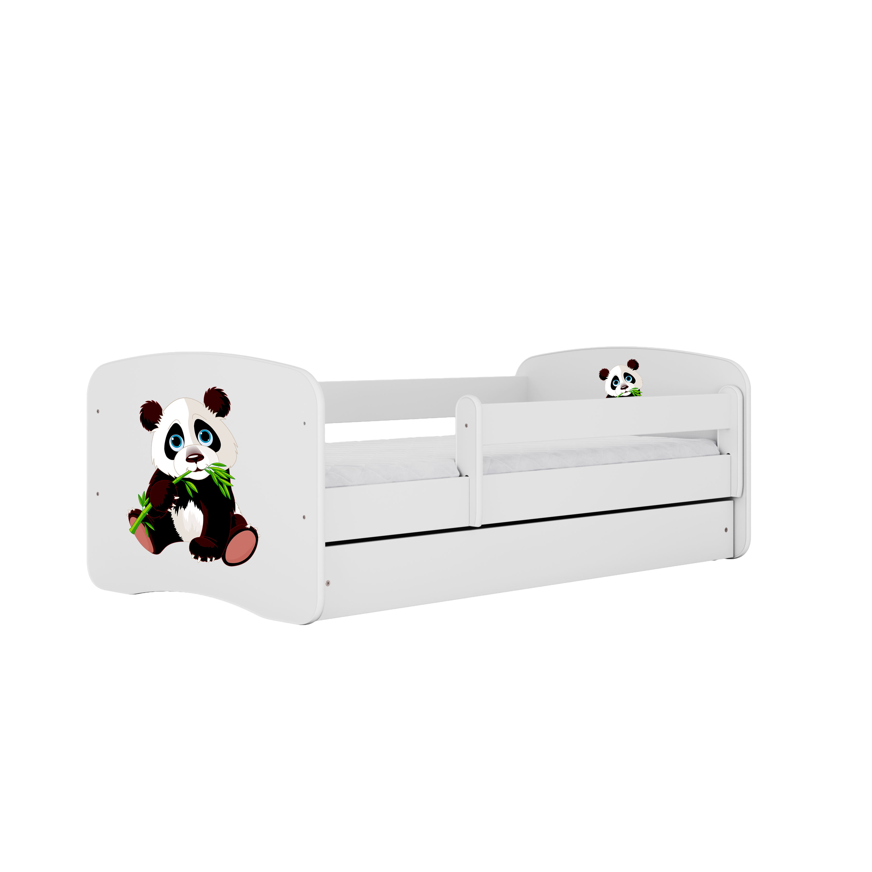 Lit enfant 80 x 180 cm, motif Panda, vue 1