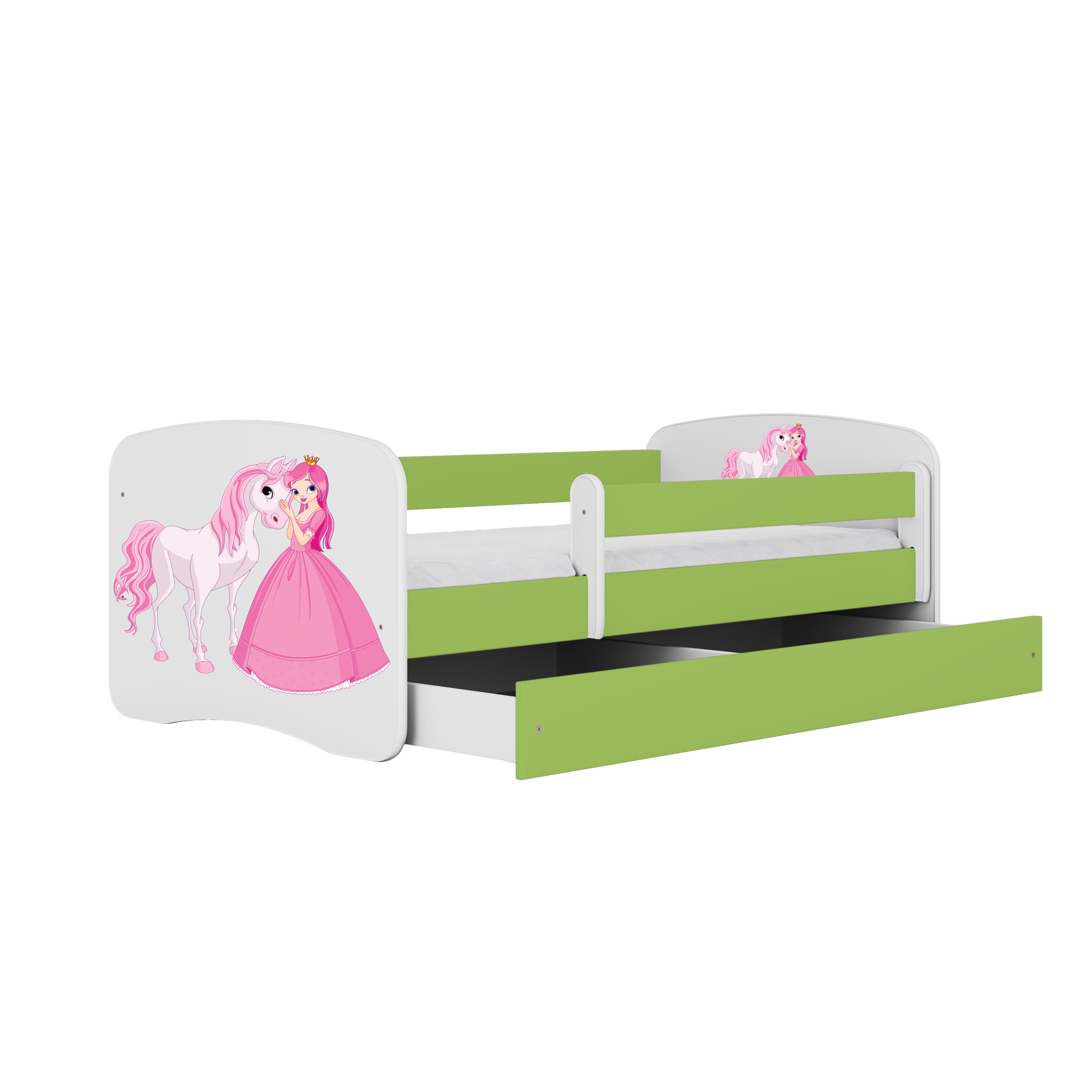 Lit enfant vert