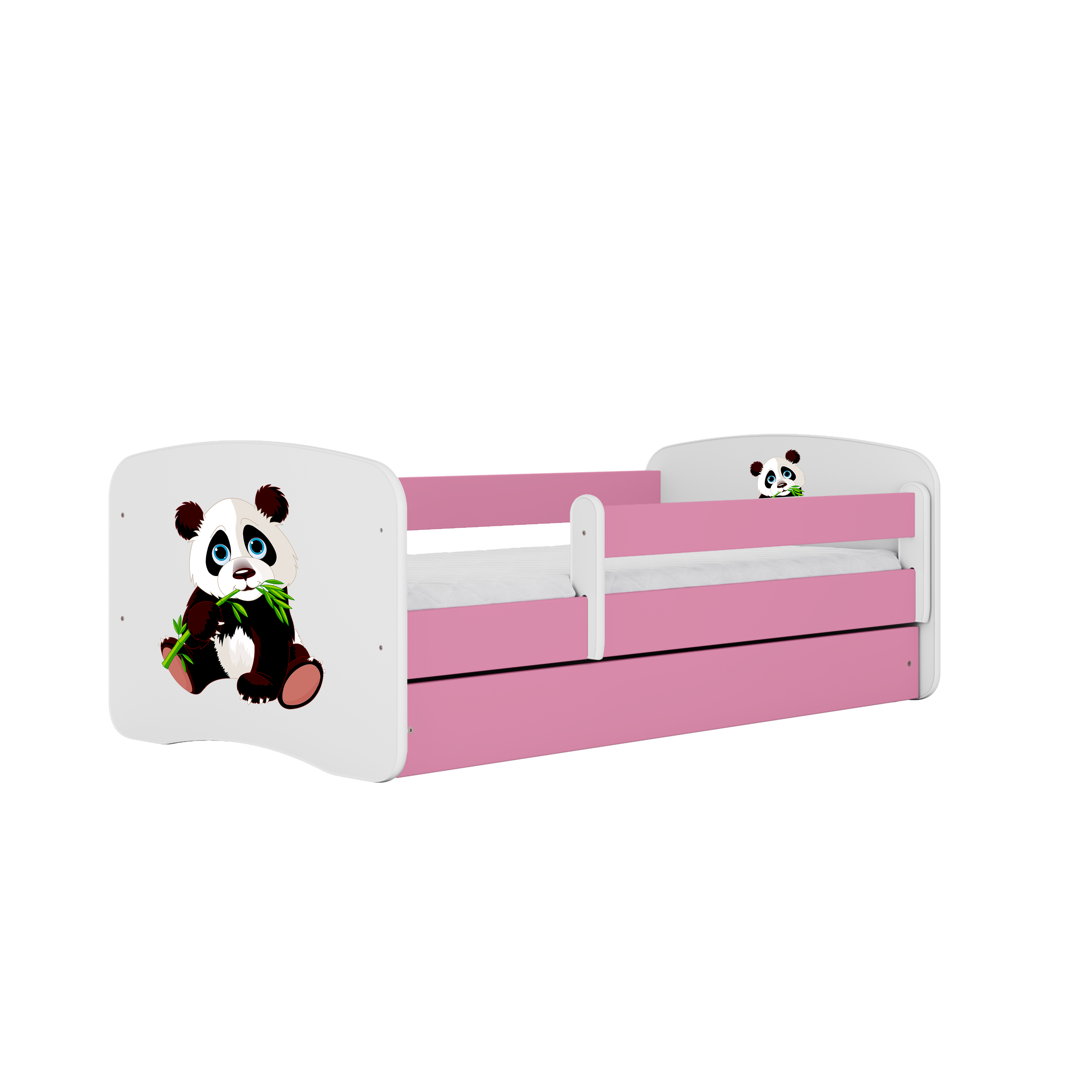Lit enfant 70 x 140 cm, motif Panda, vue 1