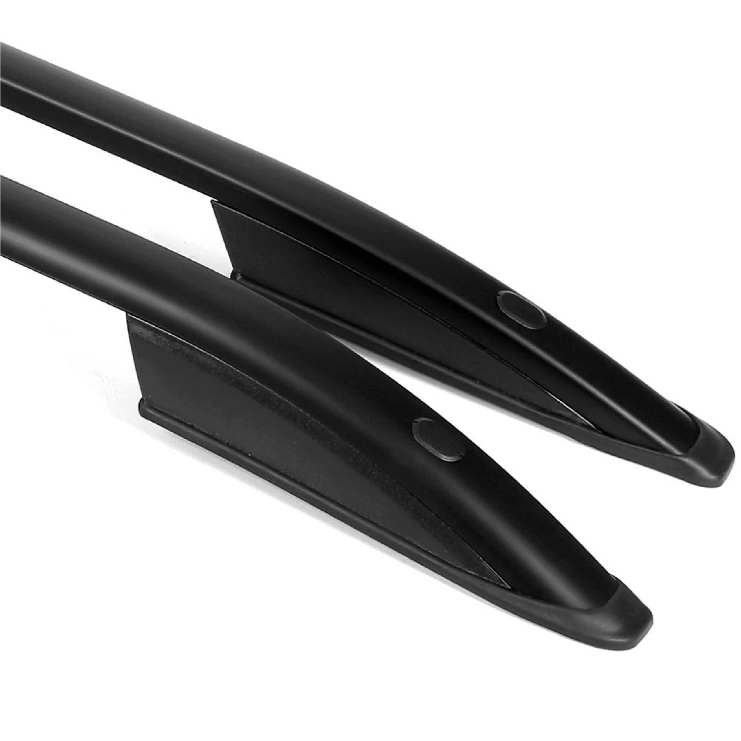 Barres De Toit Longitudinales Pour Renault Kangoo 2008-2021 L1 – Aluminium Noir, Charge 75 Kg