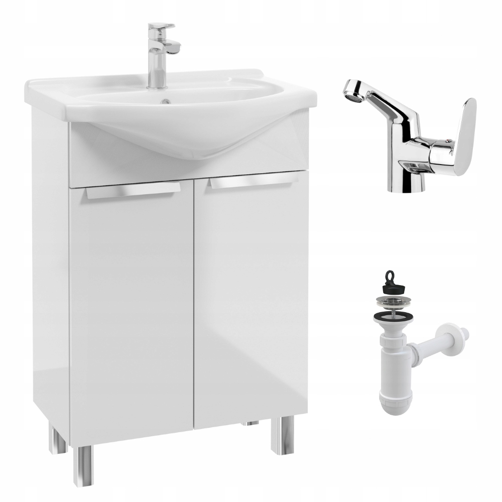 STAMAR meuble salle de bain blanc 1