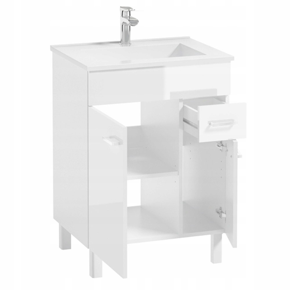 STAMAR meuble salle de bain blanc 2