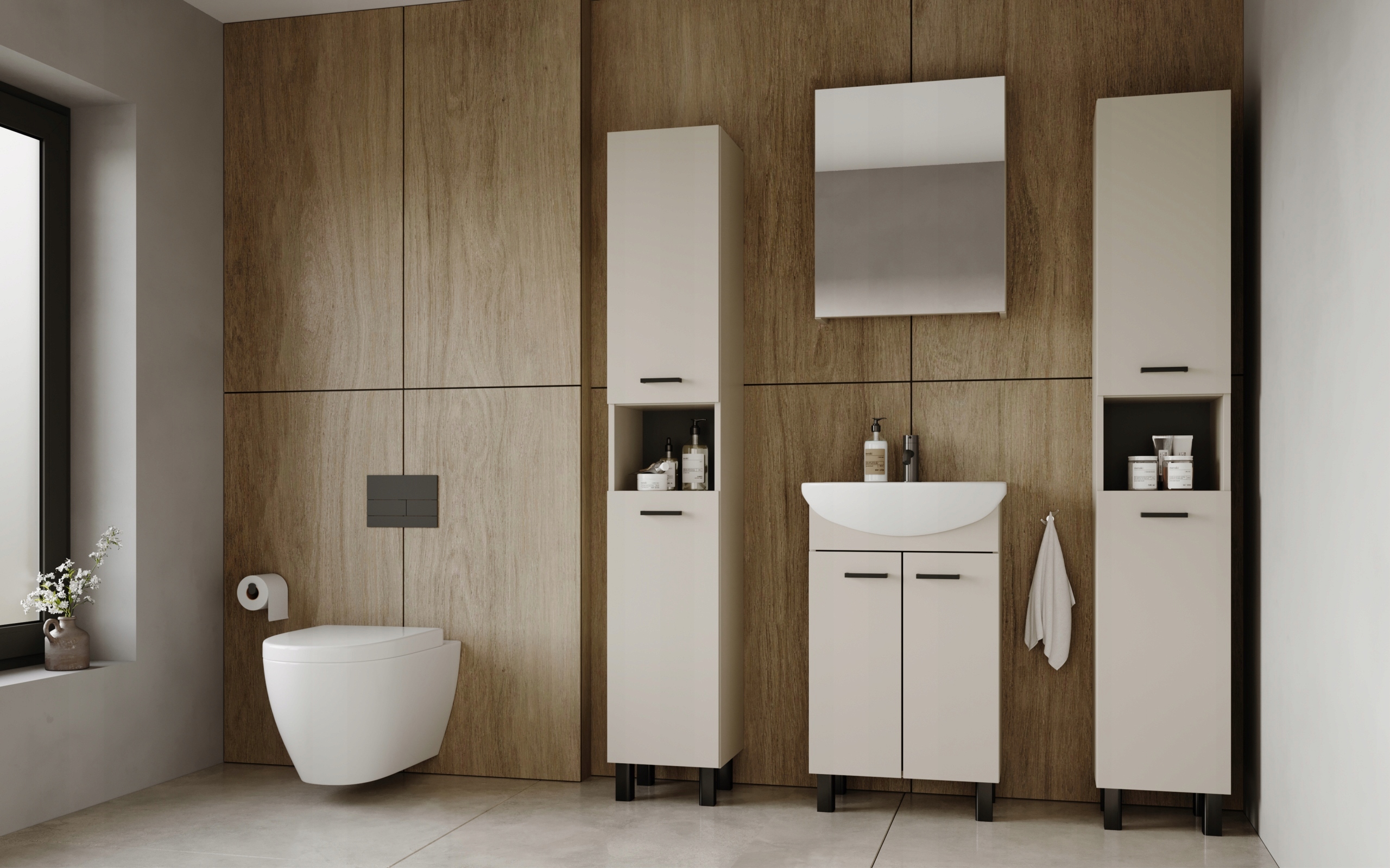 STAMAR meuble salle de bain beige kashmir 2
