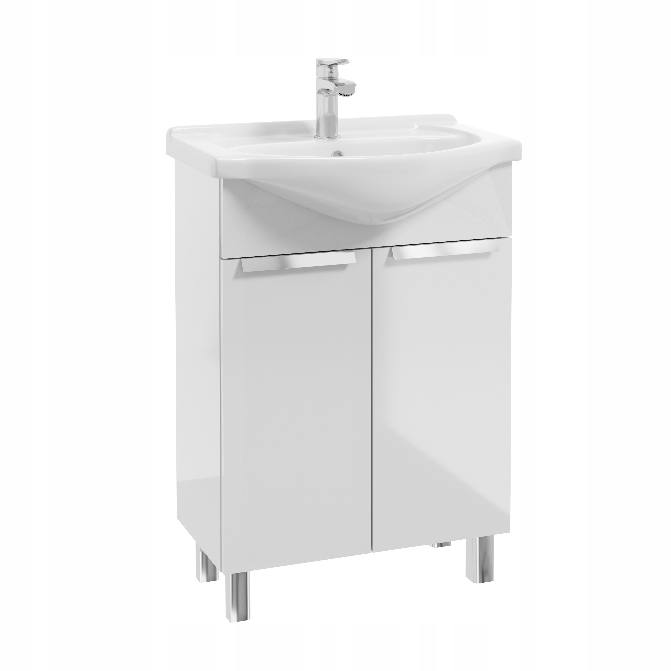 STAMAR meuble salle de bain blanc 2