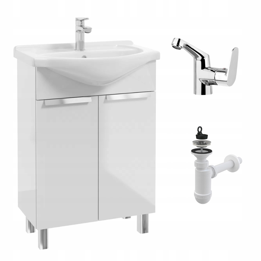 STAMAR meuble salle de bain blanc 1