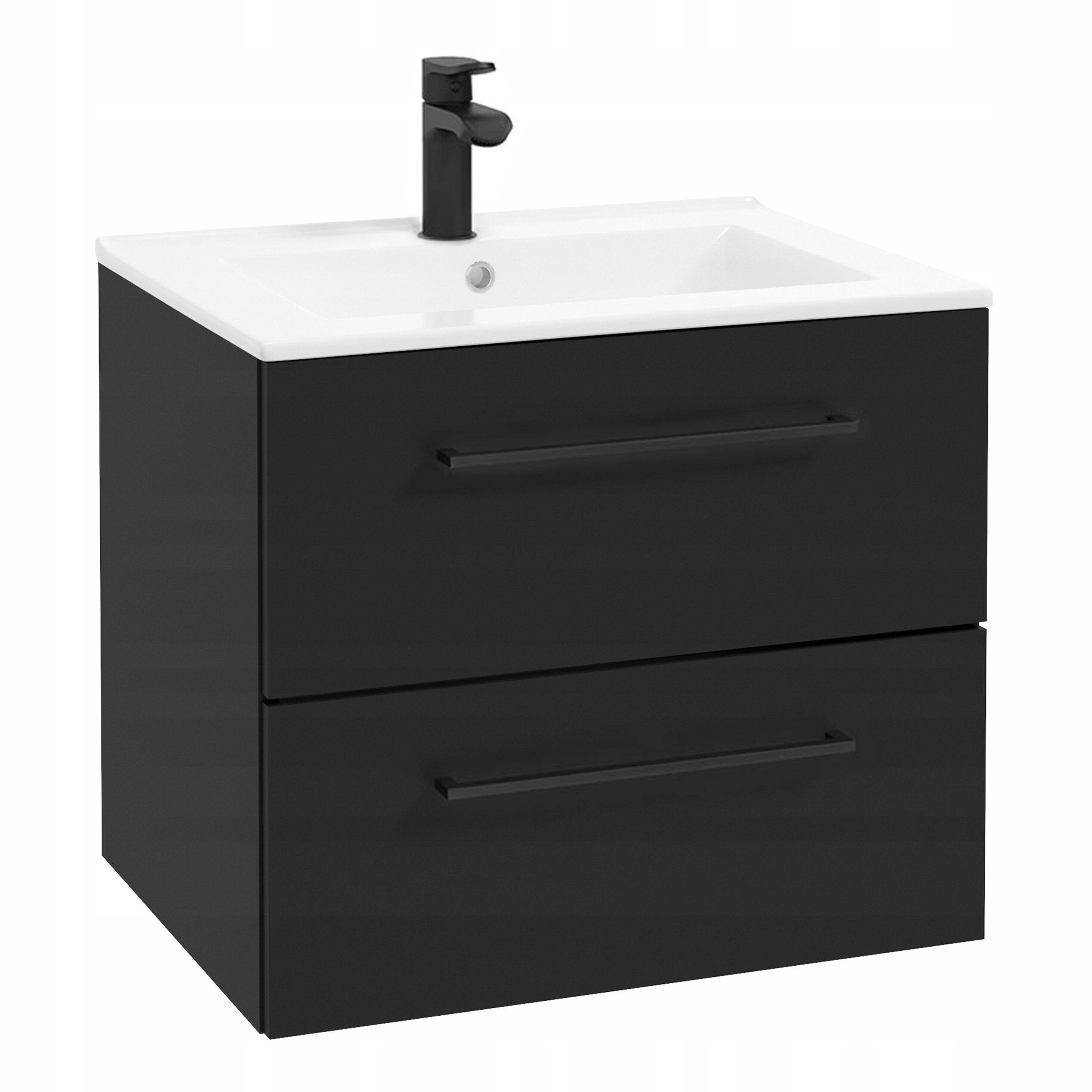 STAMAR meuble salle de bain noir 1