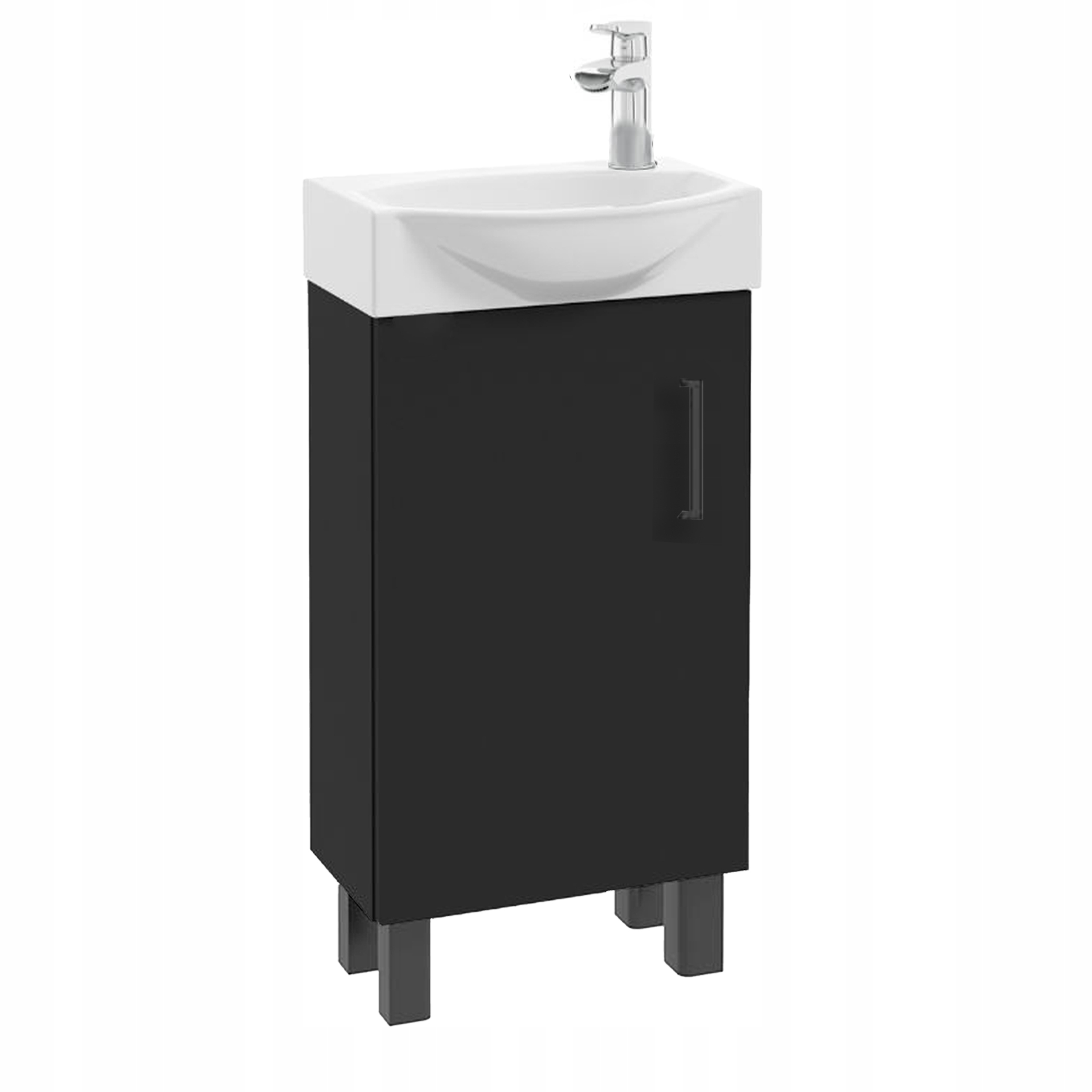 STAMAR meuble salle de bain noir 3