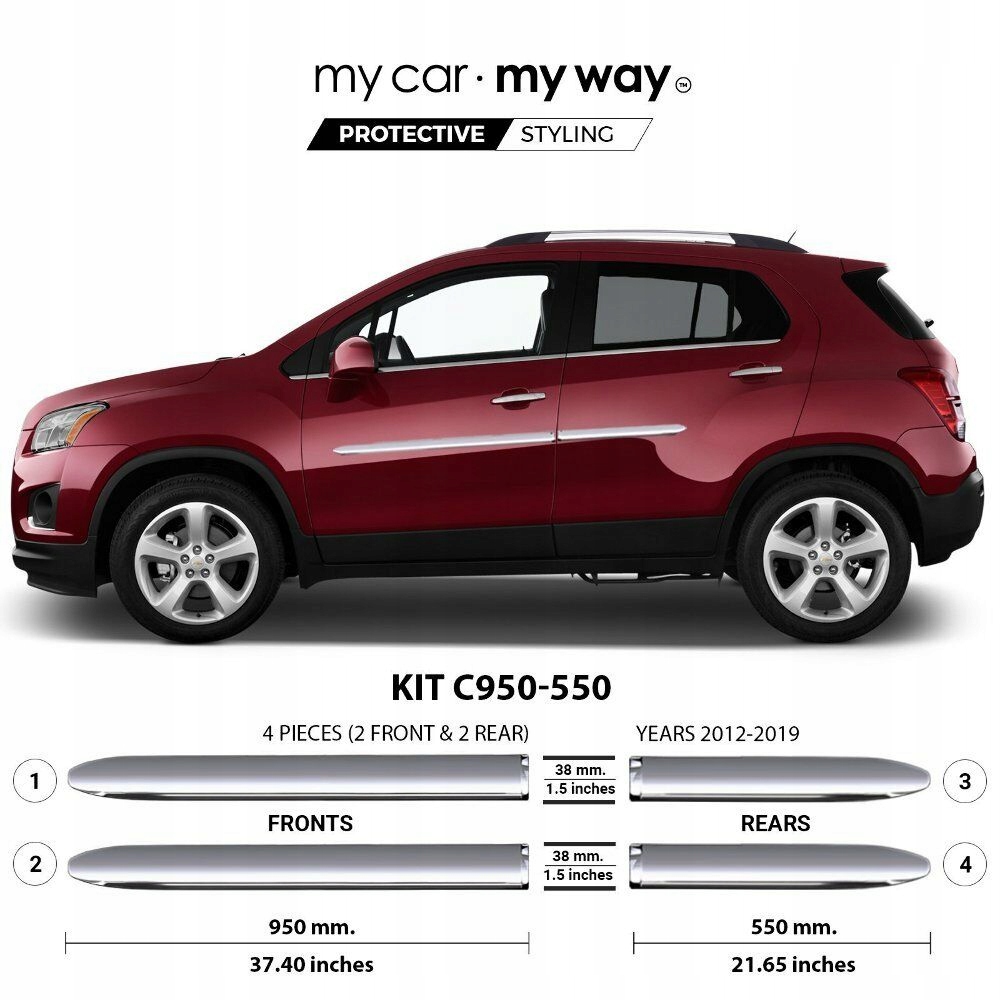 Chromleisten Opel Mokka - Details