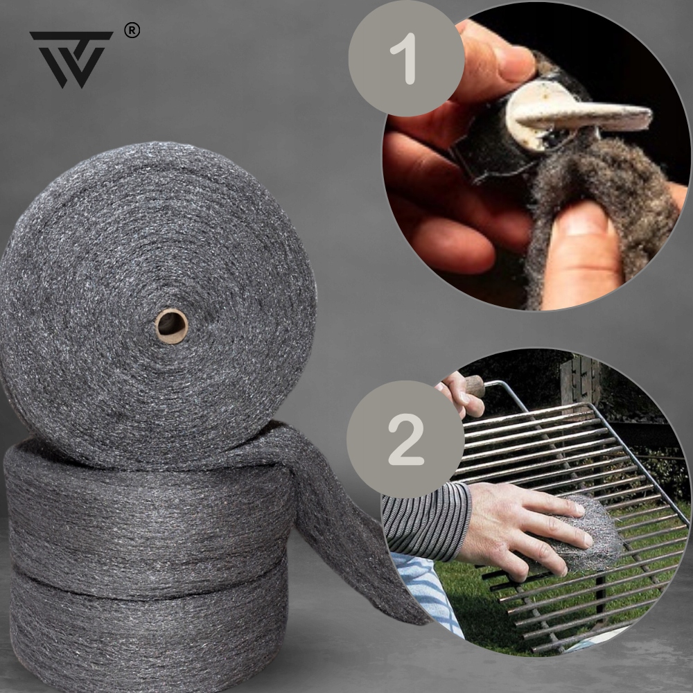 Laine De Polissage Pour Le Polissage Des Métaux 100 G Laine D'acier - échappements, Collecteurs