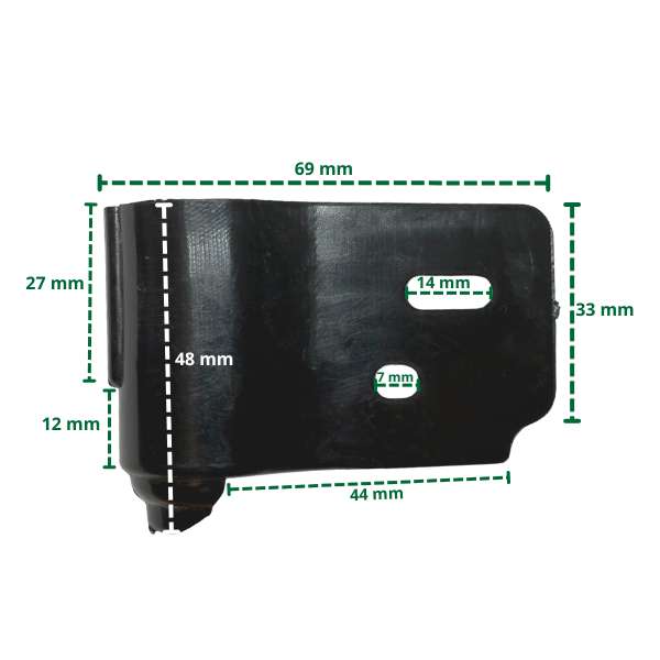 Kunststoffabdeckung für Montagefuß Typ AK – M-stop-0056