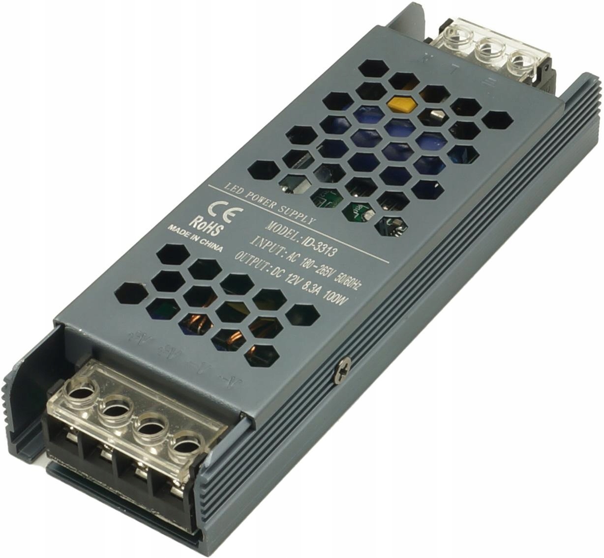 Alimentation LED 100W 12V 8,5A IP67 Slim VESTA-100