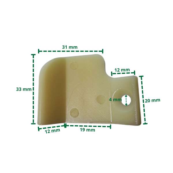 Cache en plastique pour pied de montage Type AC - M-stop-0041