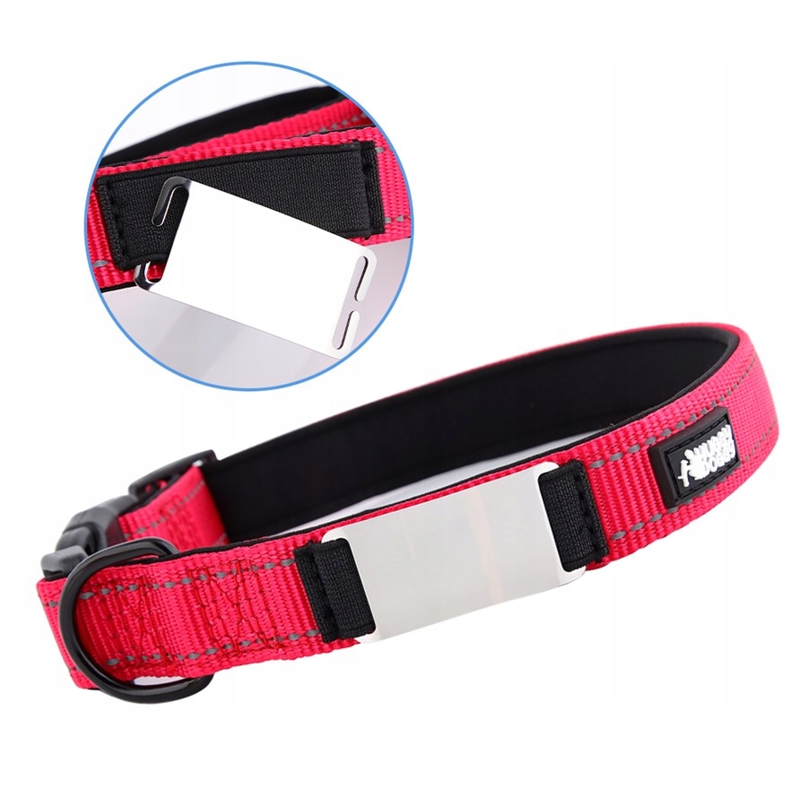 HUGGY DOGGY Halsband für einen kleinen Hund mit Namen VERSTELLBAR