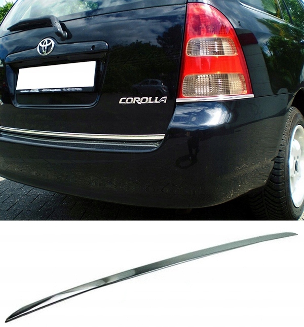 Chromleiste für den Kofferraumdeckel eines Toyota Corolla E12 Kombi