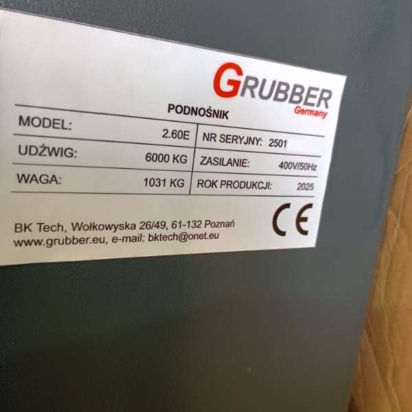 Cavo di sollevamento in acciaio Grubber 2.60E - lunghezza 4,8 m, diametro 12 mm